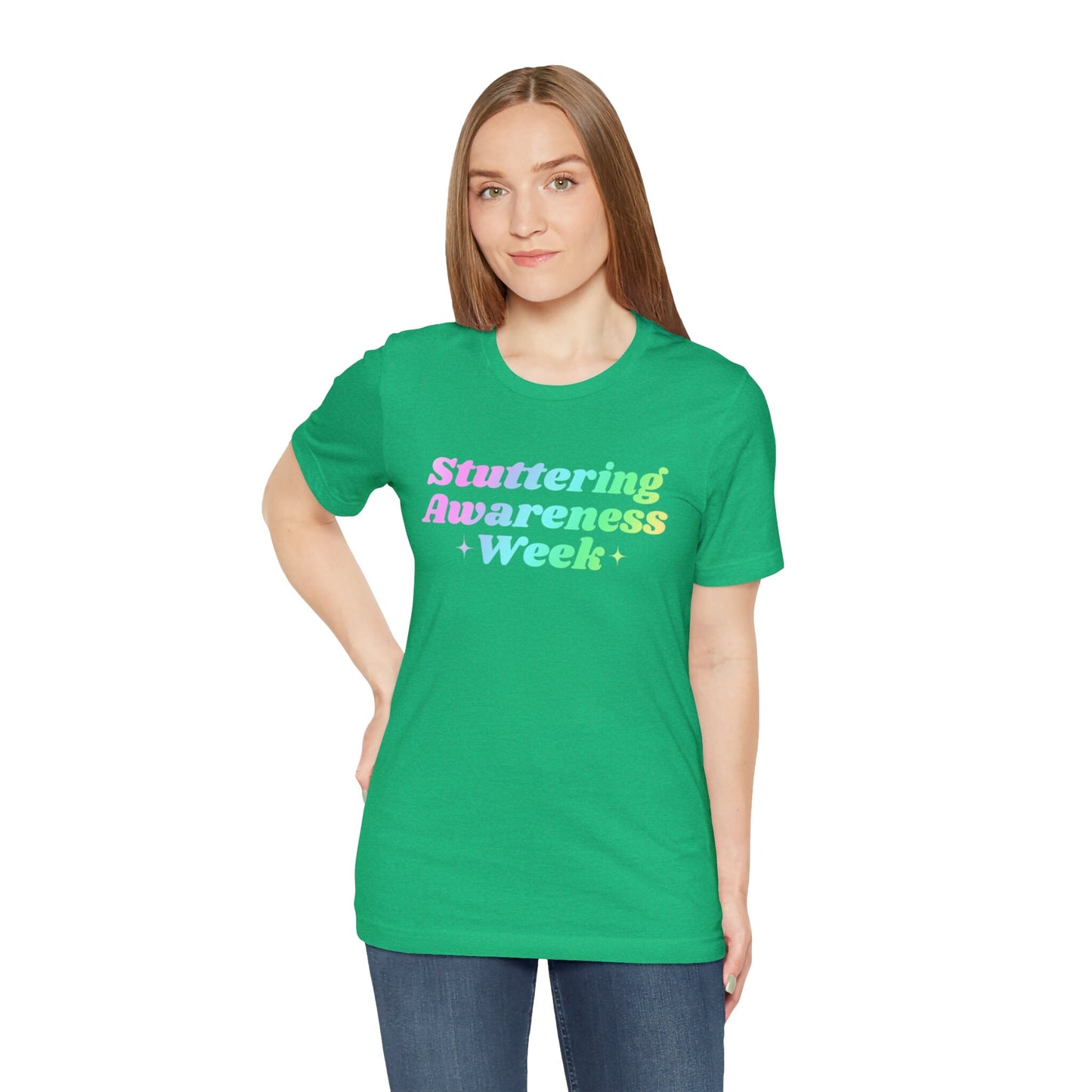 Stuttering Awareness Week Gradient Tshirt