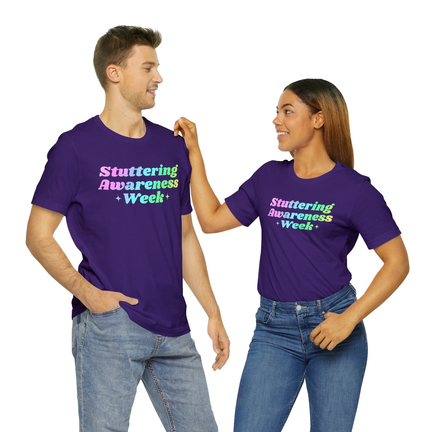 Stuttering Awareness Week Gradient Tshirt