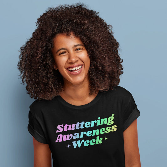 Stuttering Awareness Week Gradient Tshirt
