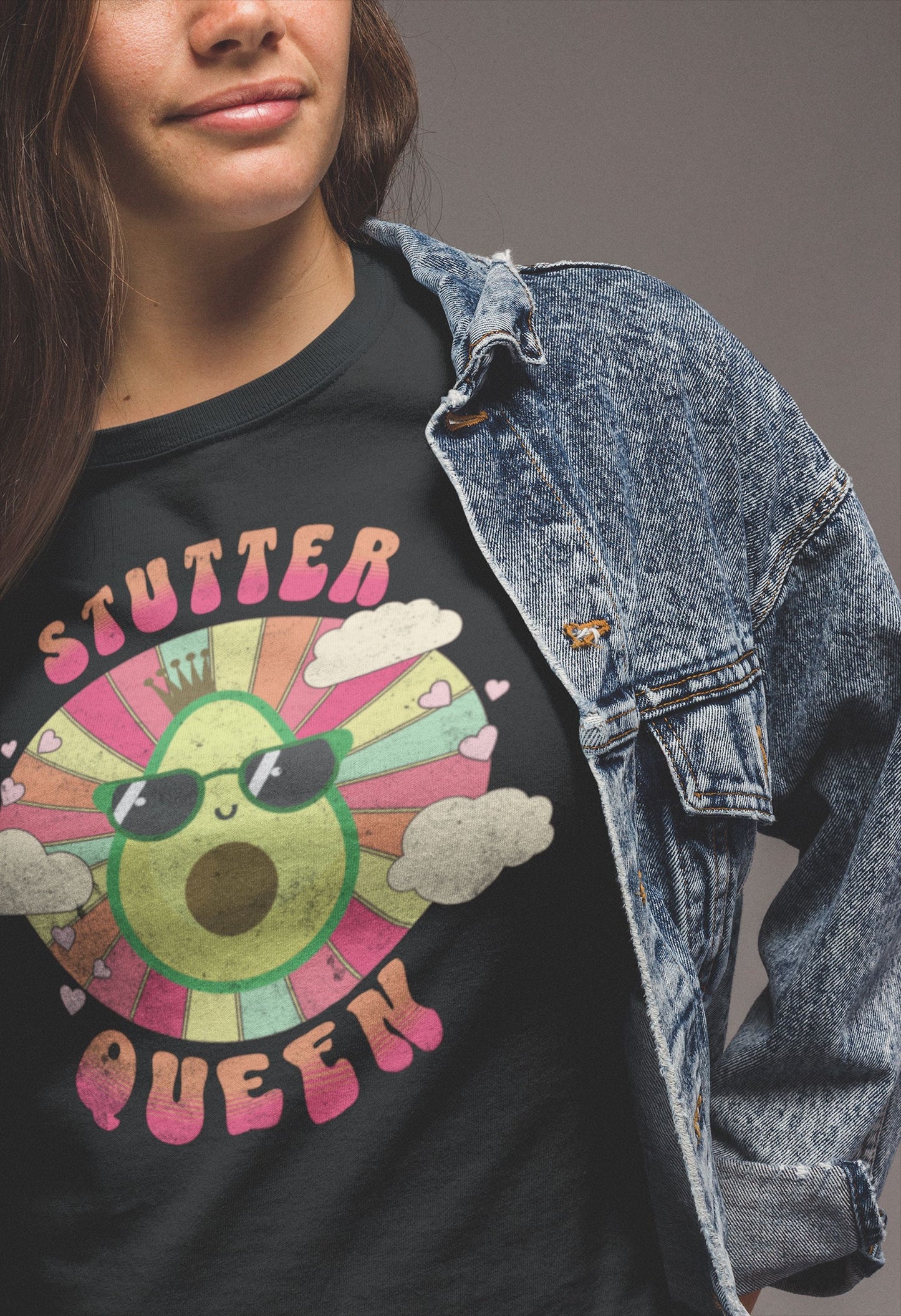 Cute Stuttering Queen Avocado Shirt