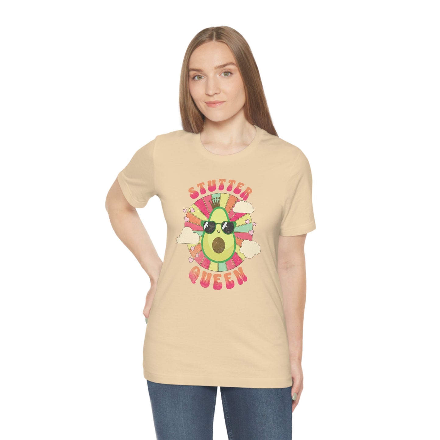 Cute Stuttering Queen Avocado Shirt