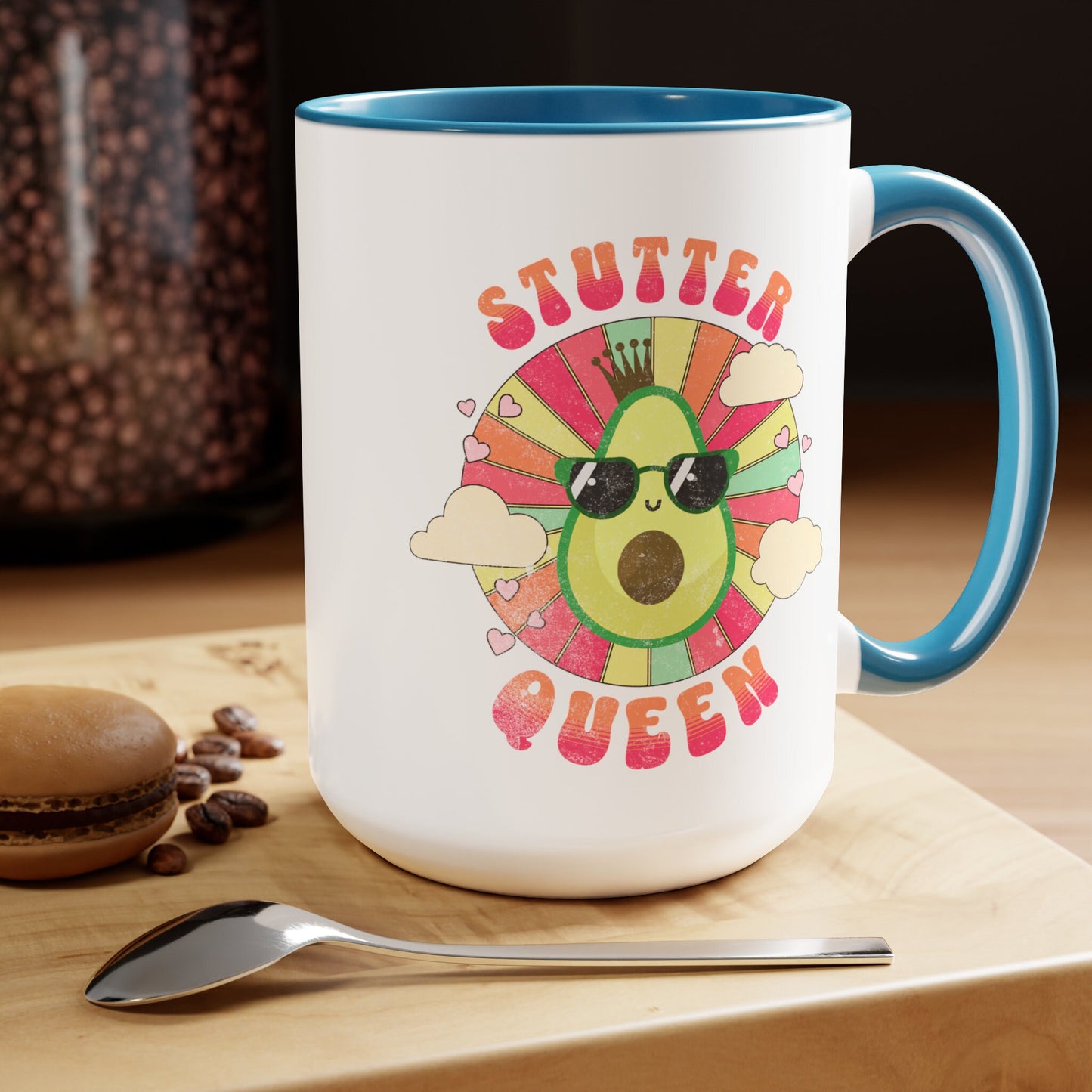 Stutter Queen Avocado 15oz Mug