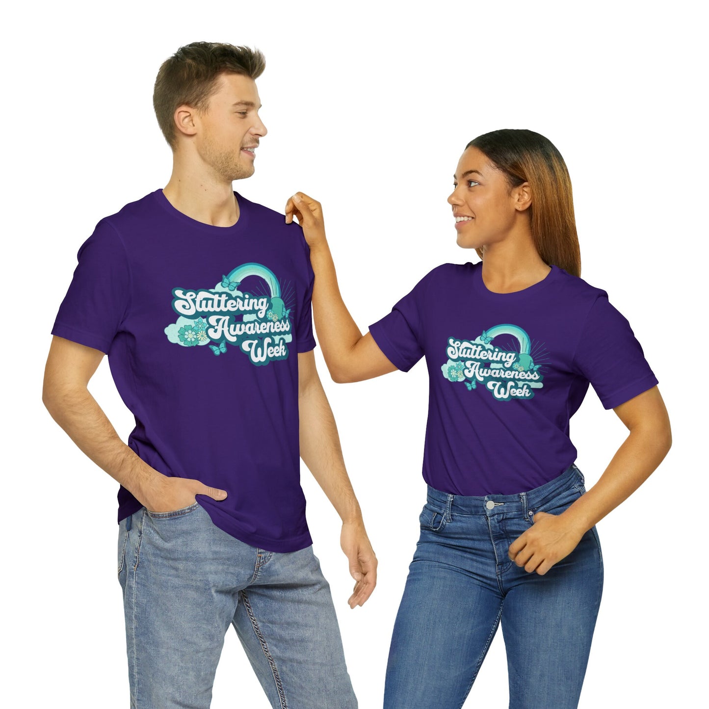 Stuttering Awareness Week Retro Tshirt