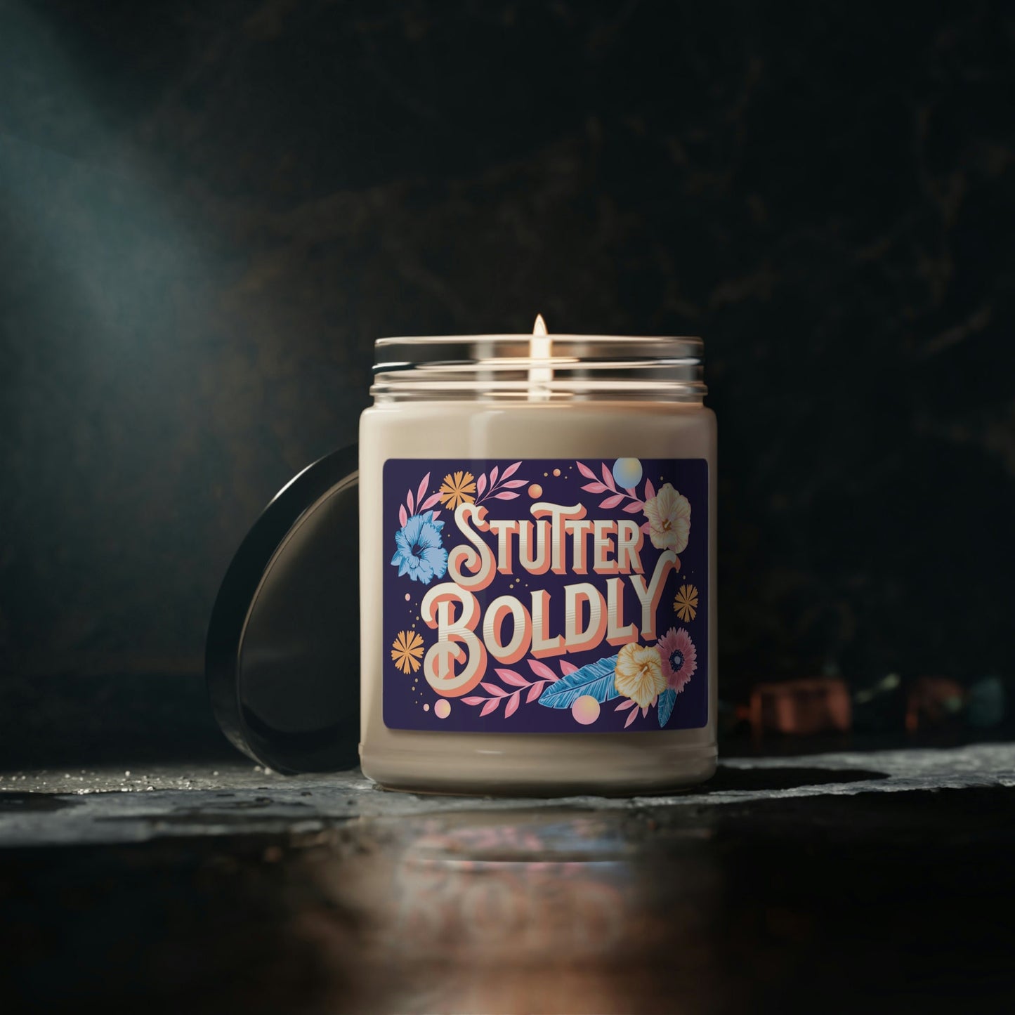 Stutter Boldly Scented Soy Candle, 9oz