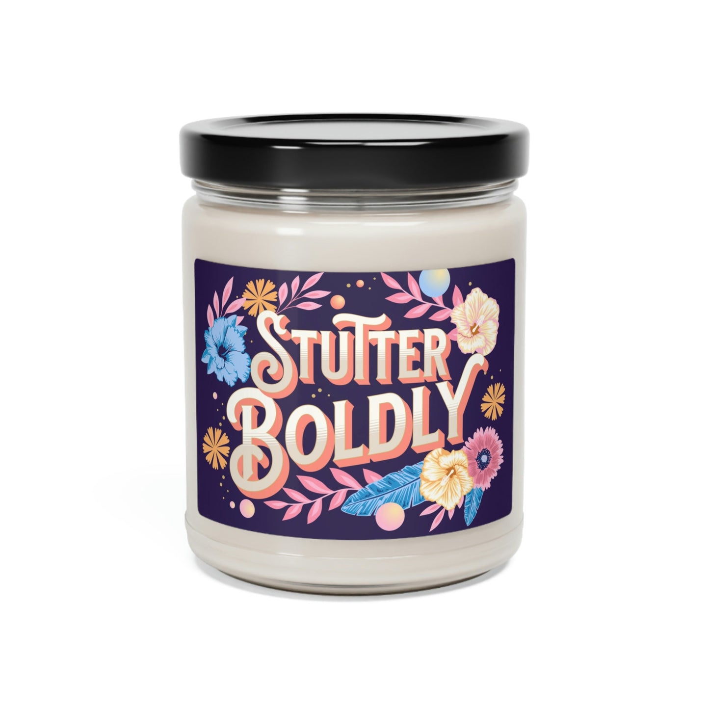 Stutter Boldly Scented Soy Candle, 9oz