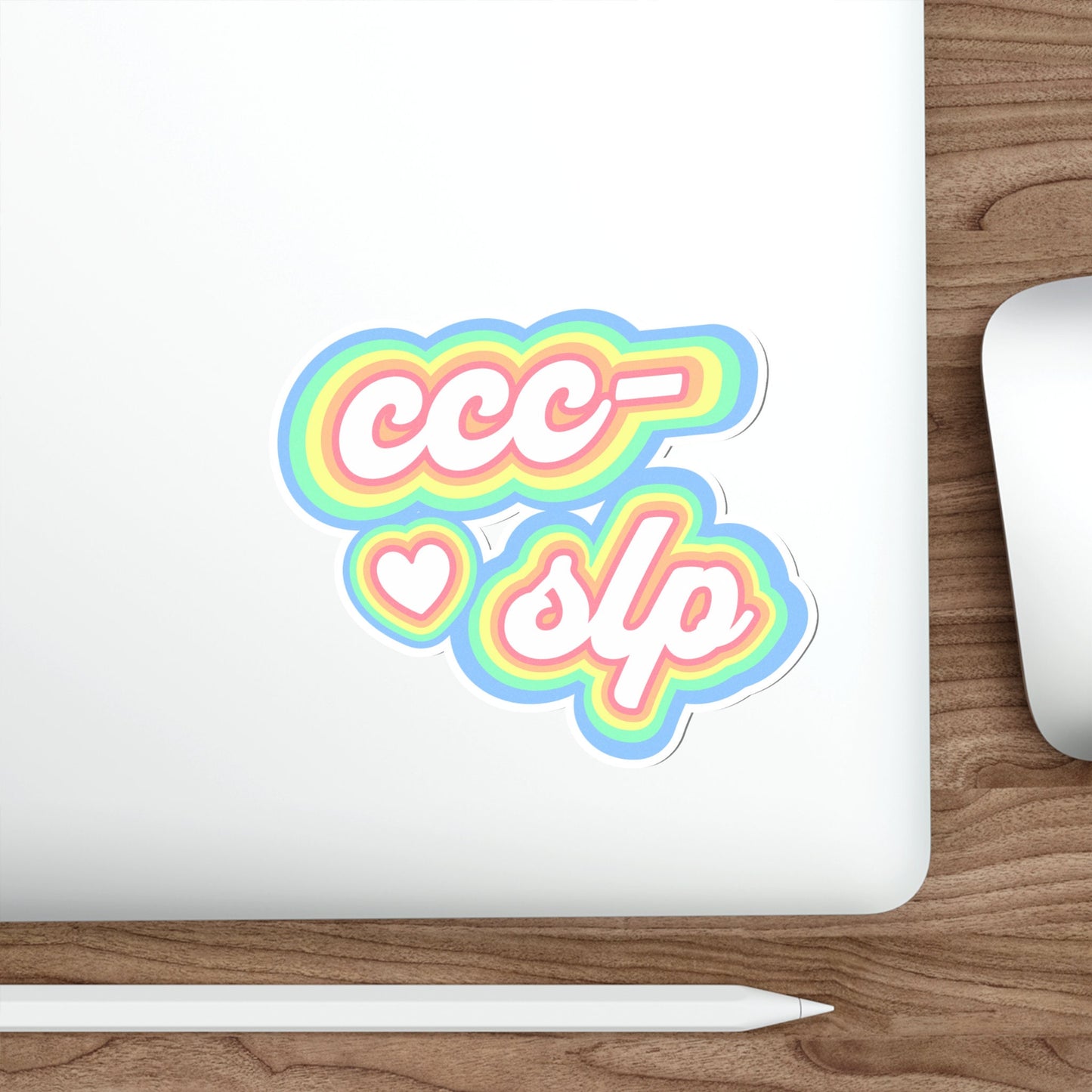 Retro CCC-SLP Sticker 2", 3", 4", or 5"