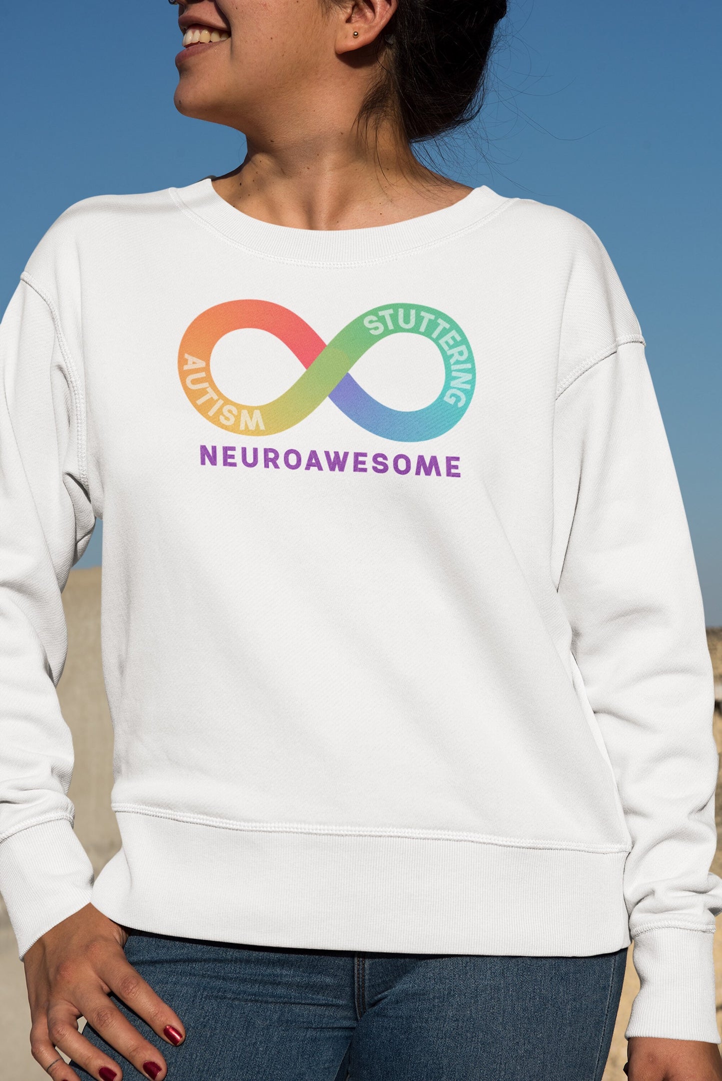 Neuroawesome Autism Stuttering Sweatshirt