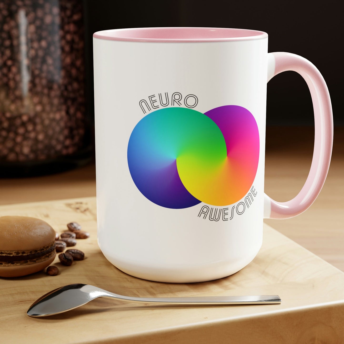 Neuroawesome Stuttering Autism Infinity Mug 15 oz