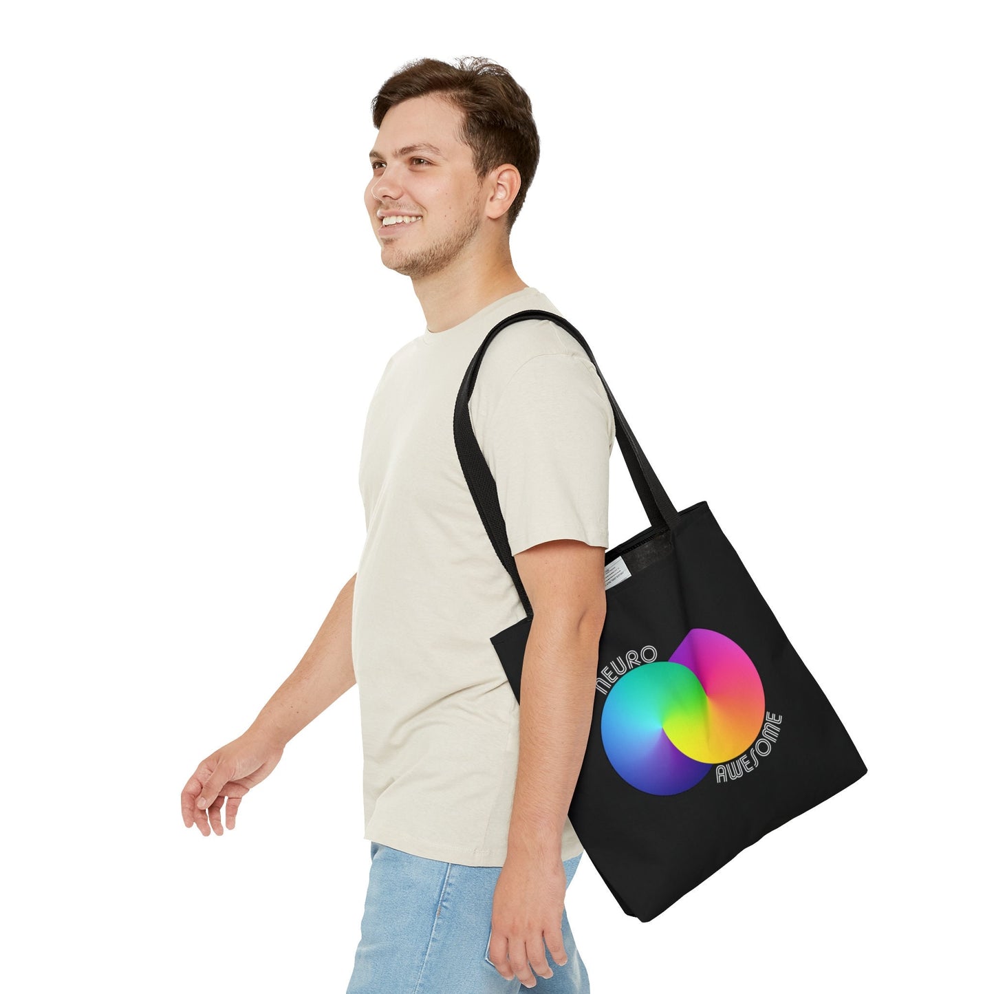 Neuroawesome Stuttering Autism Infinity Tote Bag (3 sizes)