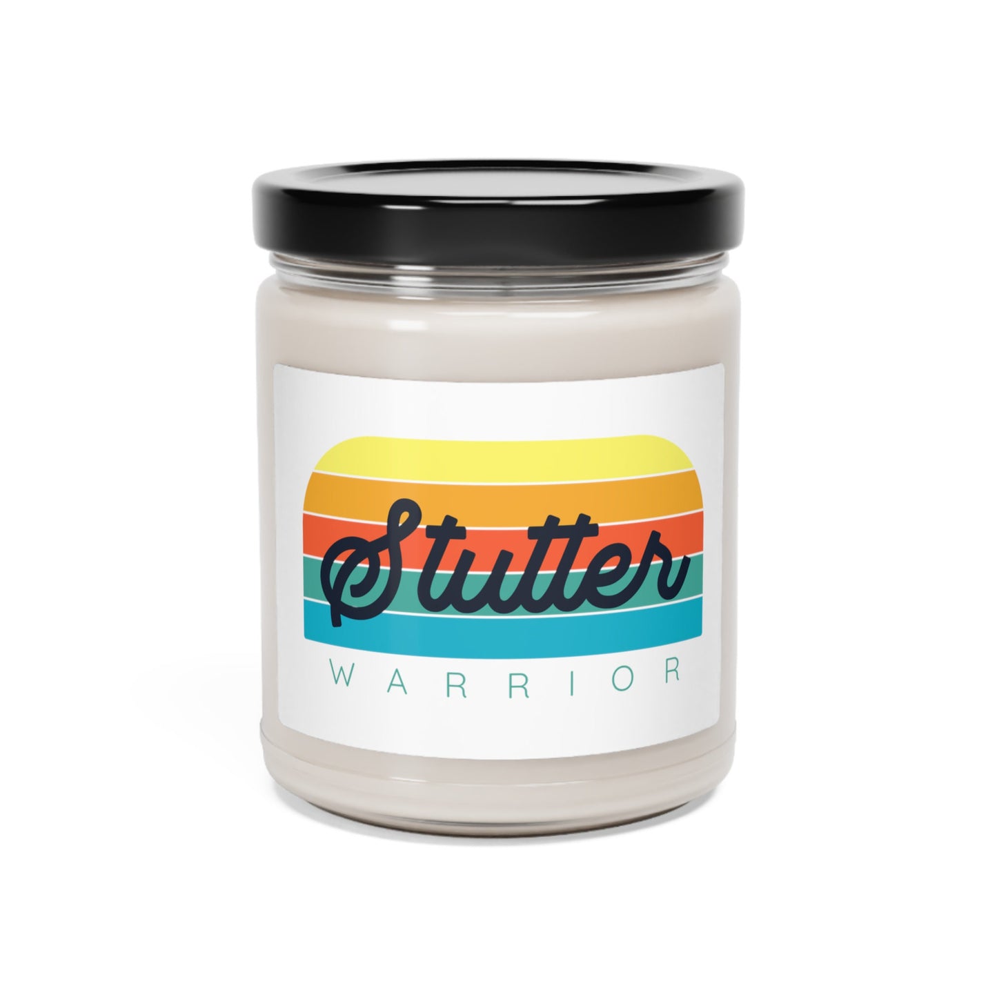 Stutter Warrior Scented Soy Candle, 9 oz