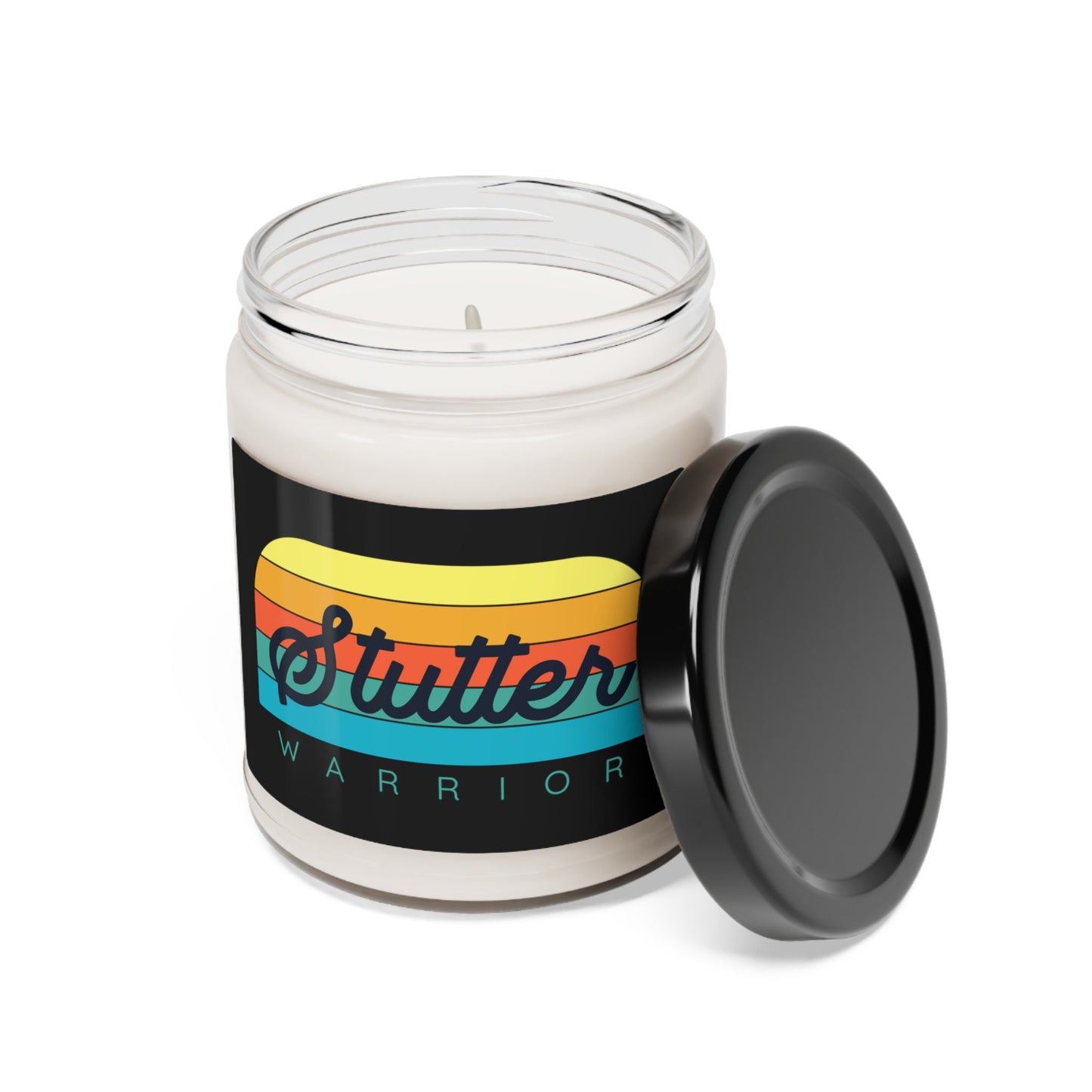 Stutter Warrior Scented Soy Candle, 9 oz