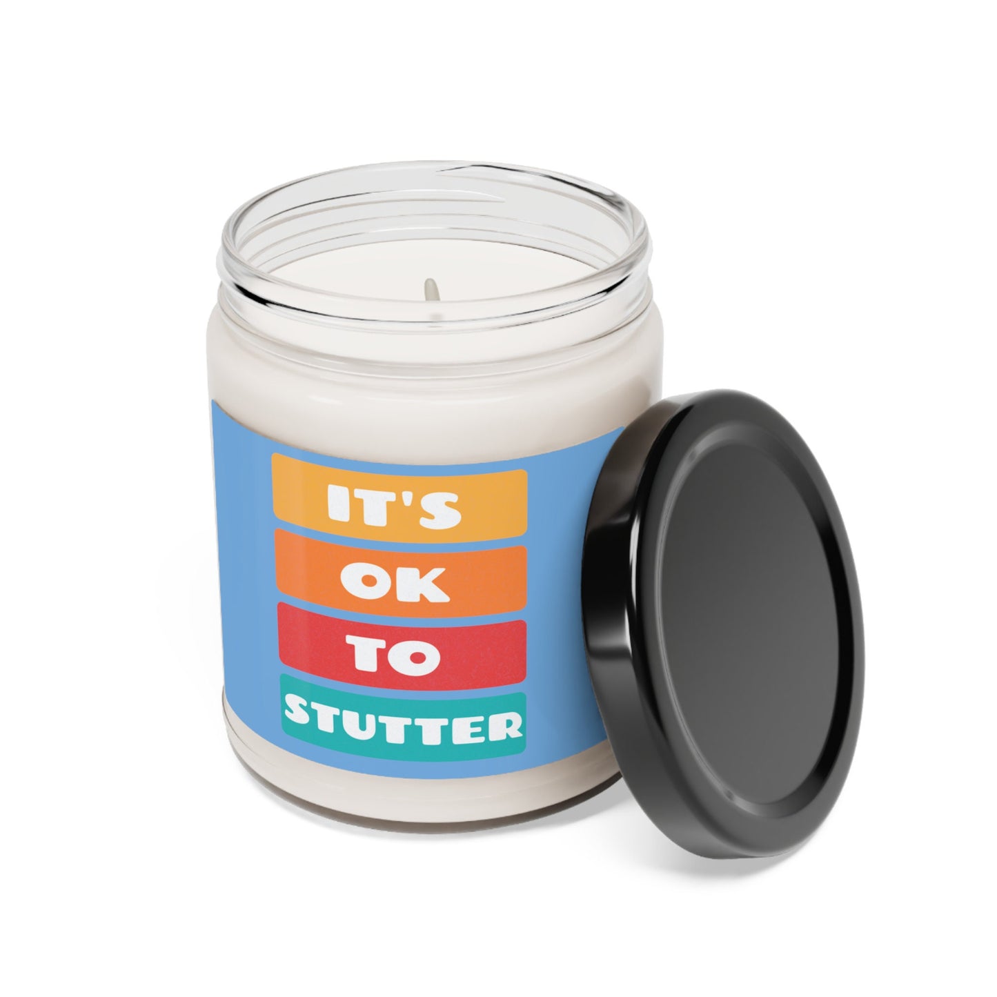 It's OK to Stutter Scented Soy Candle, 9 oz