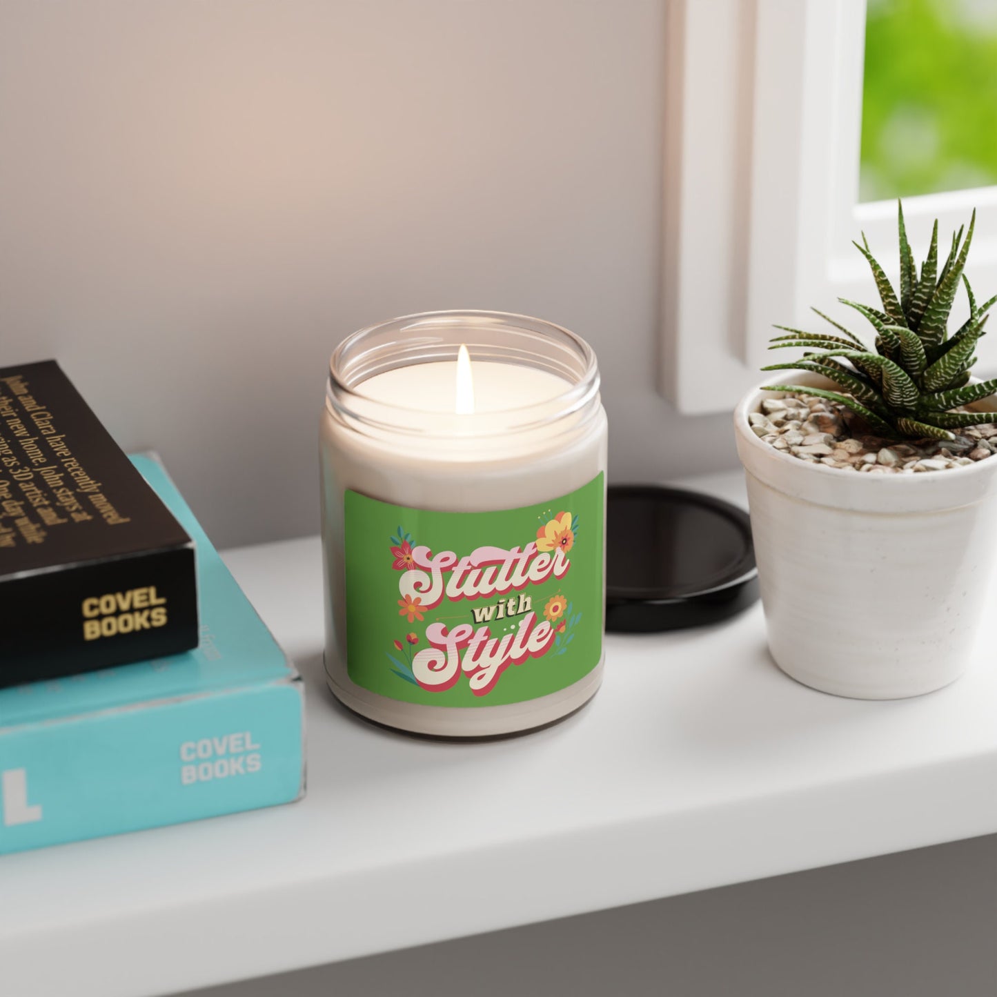 Stutter with Style Scented Soy Candle, 9oz