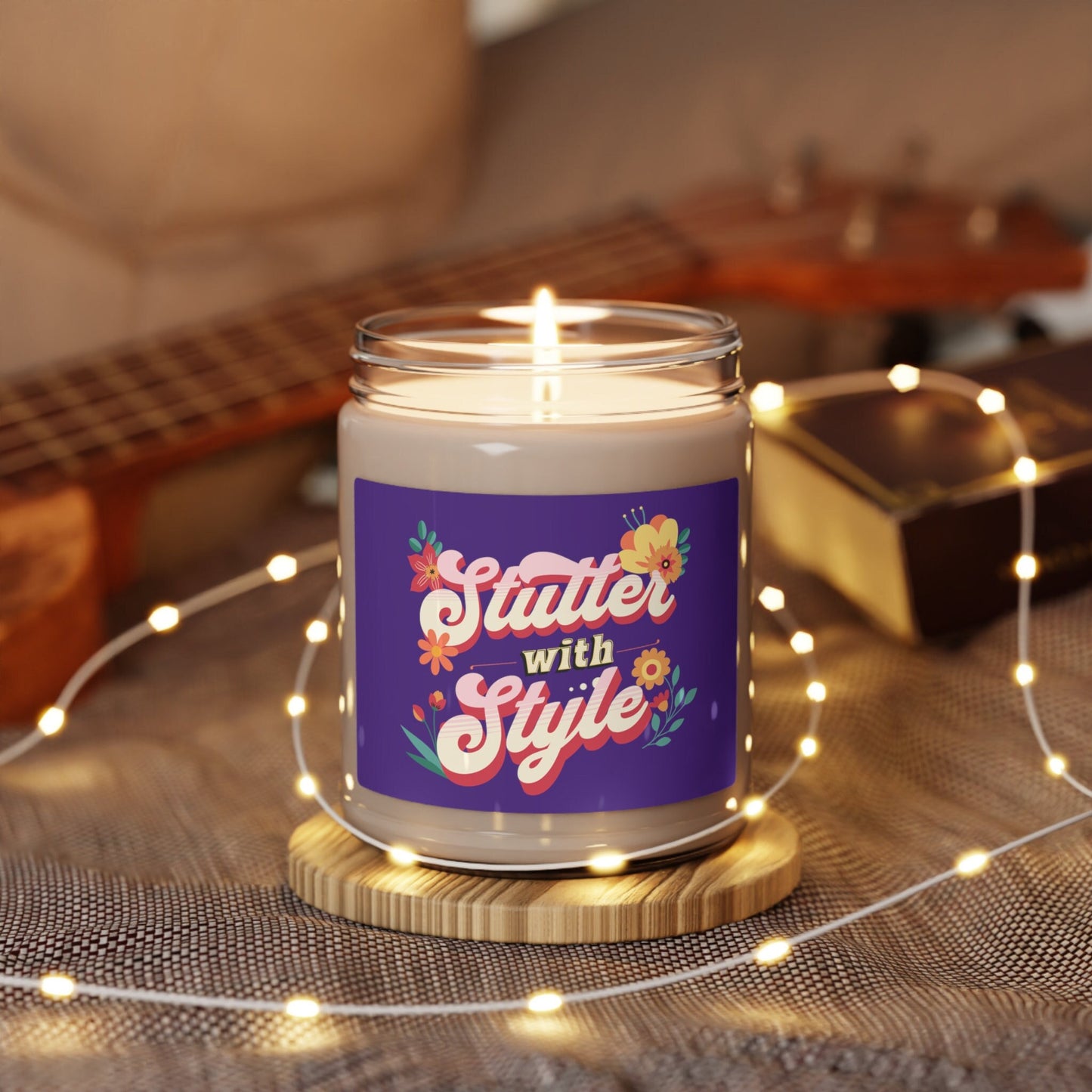 Stutter with Style Scented Soy Candle, 9oz