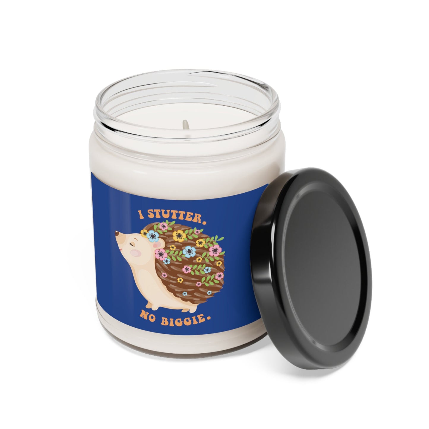 Stutter Hedgehog Candle Scented Soy Candle, 9oz