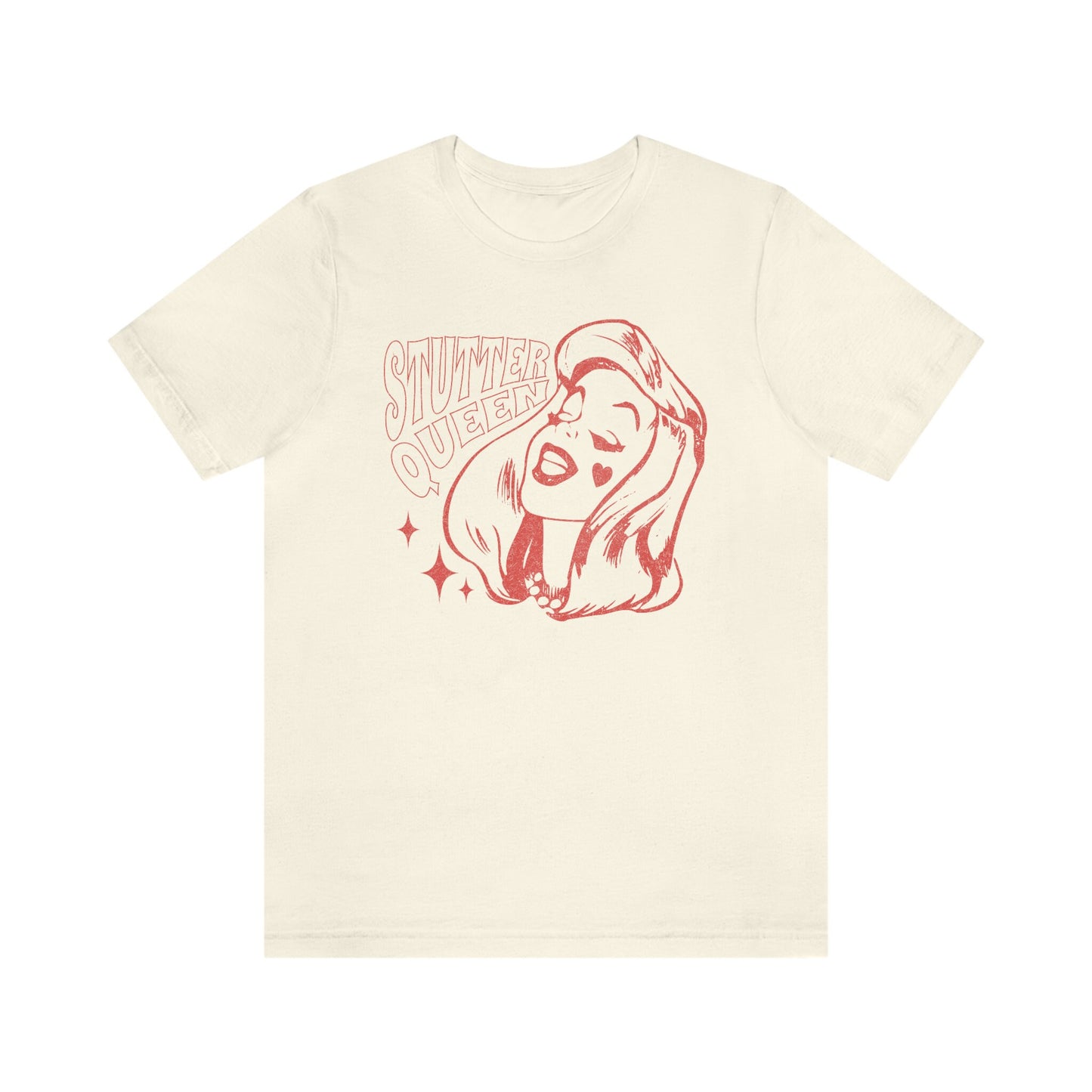 Stuttering Queen Cute Retro Pinup Shirt