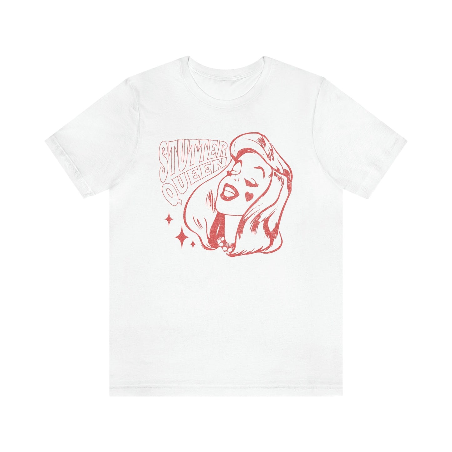 Stuttering Queen Cute Retro Pinup Shirt