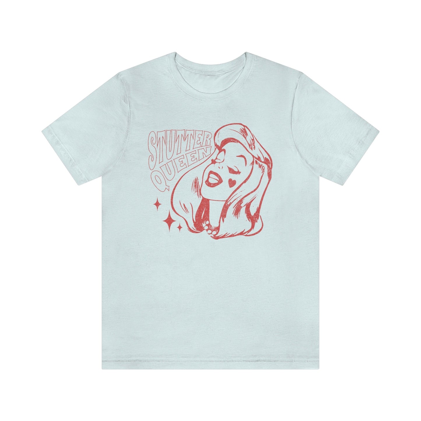 Stuttering Queen Cute Retro Pinup Shirt