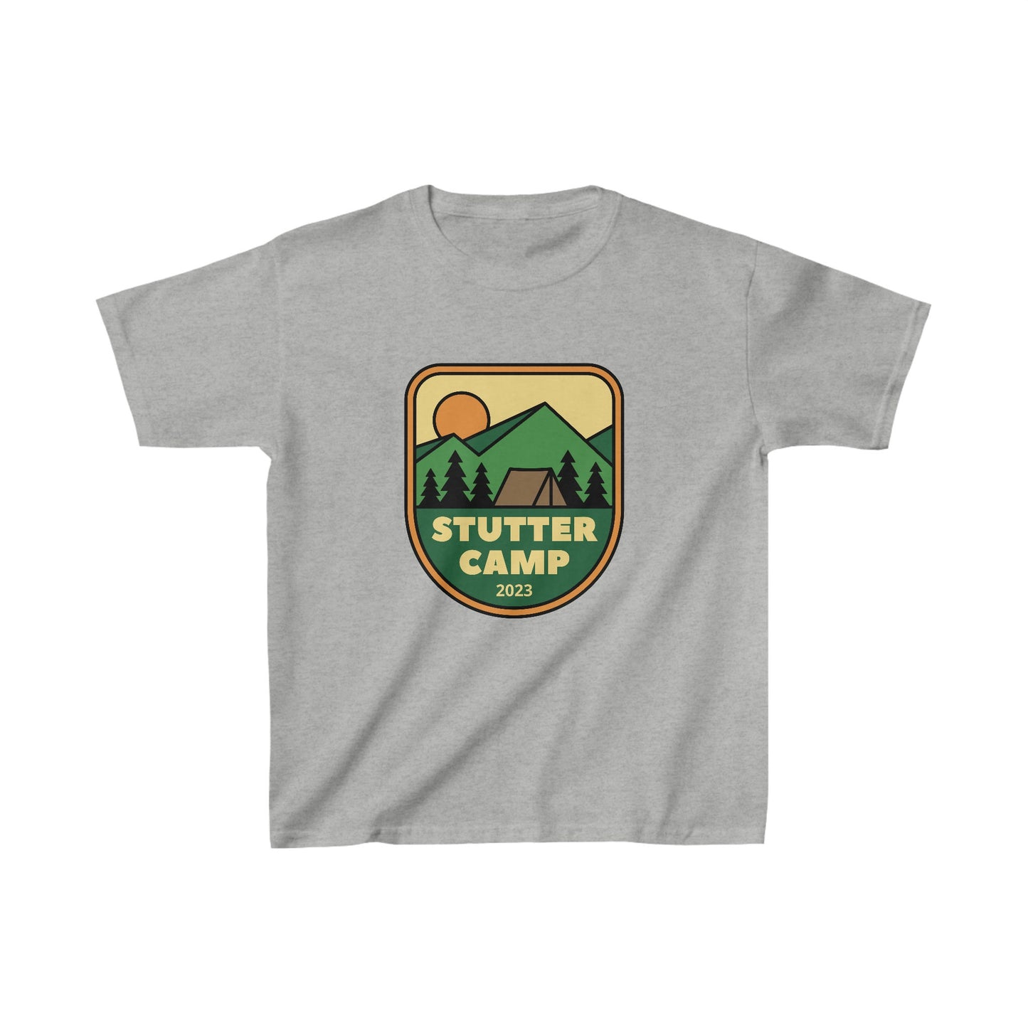 Kids Stutter Camp 2023 Mountain Shirt