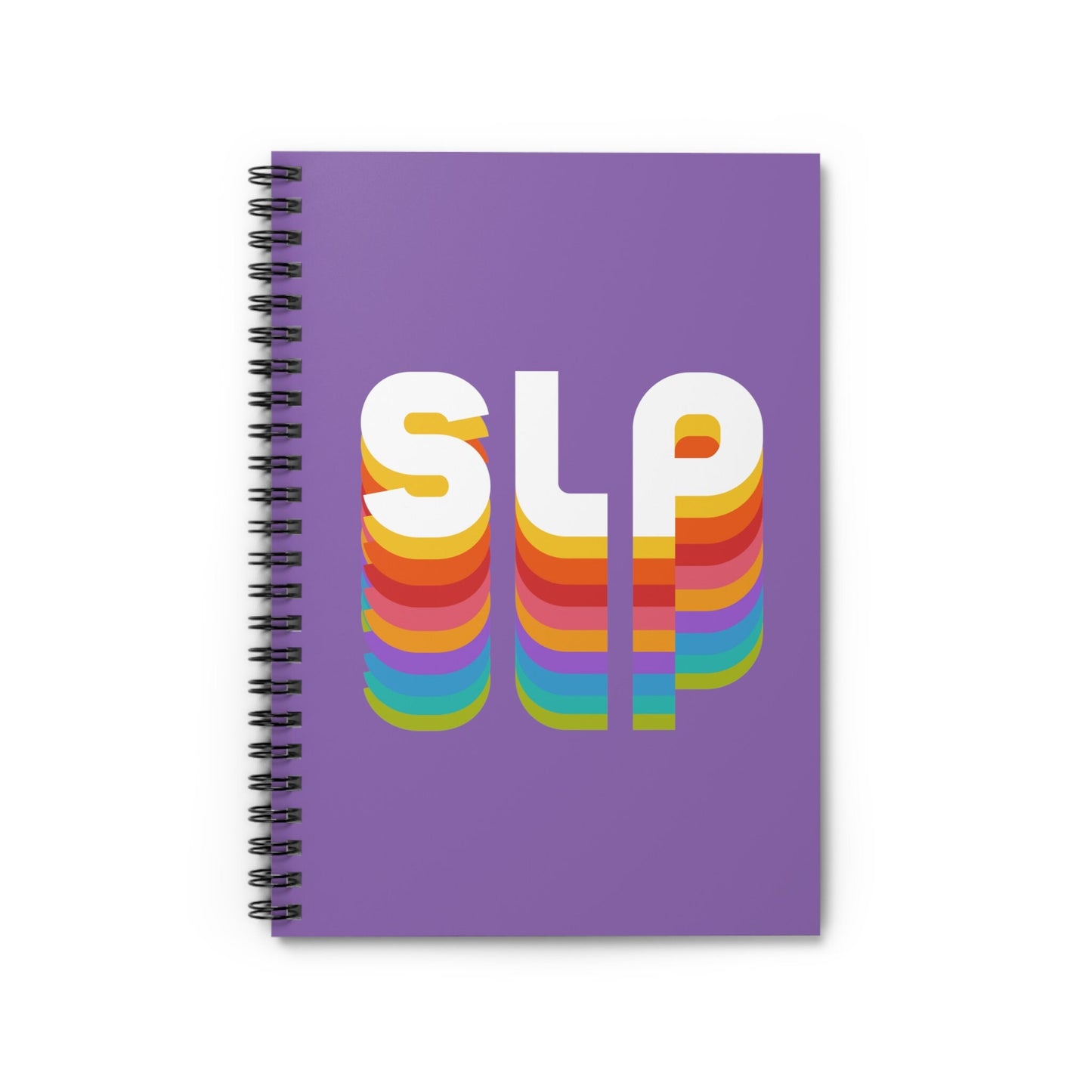 SLP Retro Stagger Text Notebook Gift