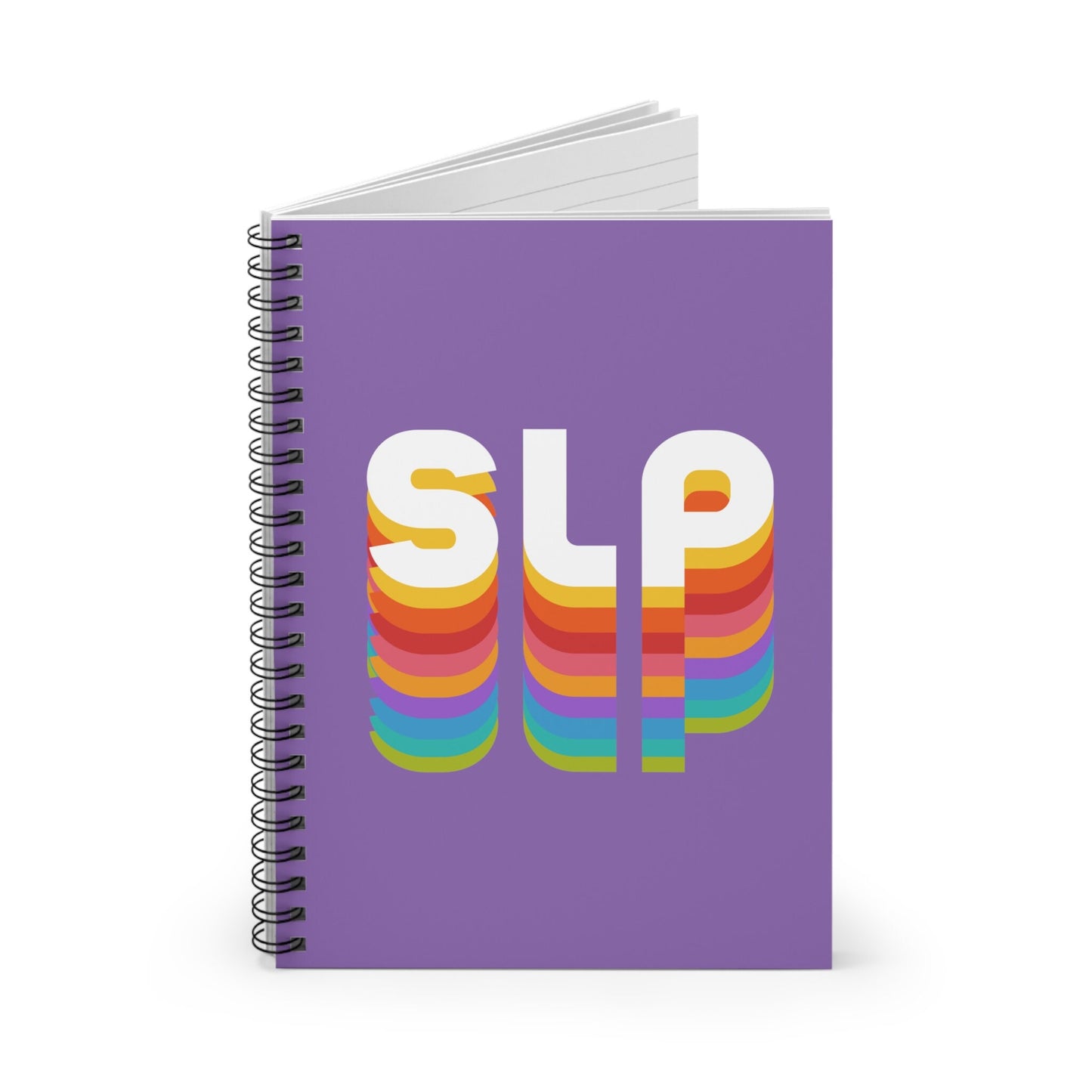 SLP Retro Stagger Text Notebook Gift