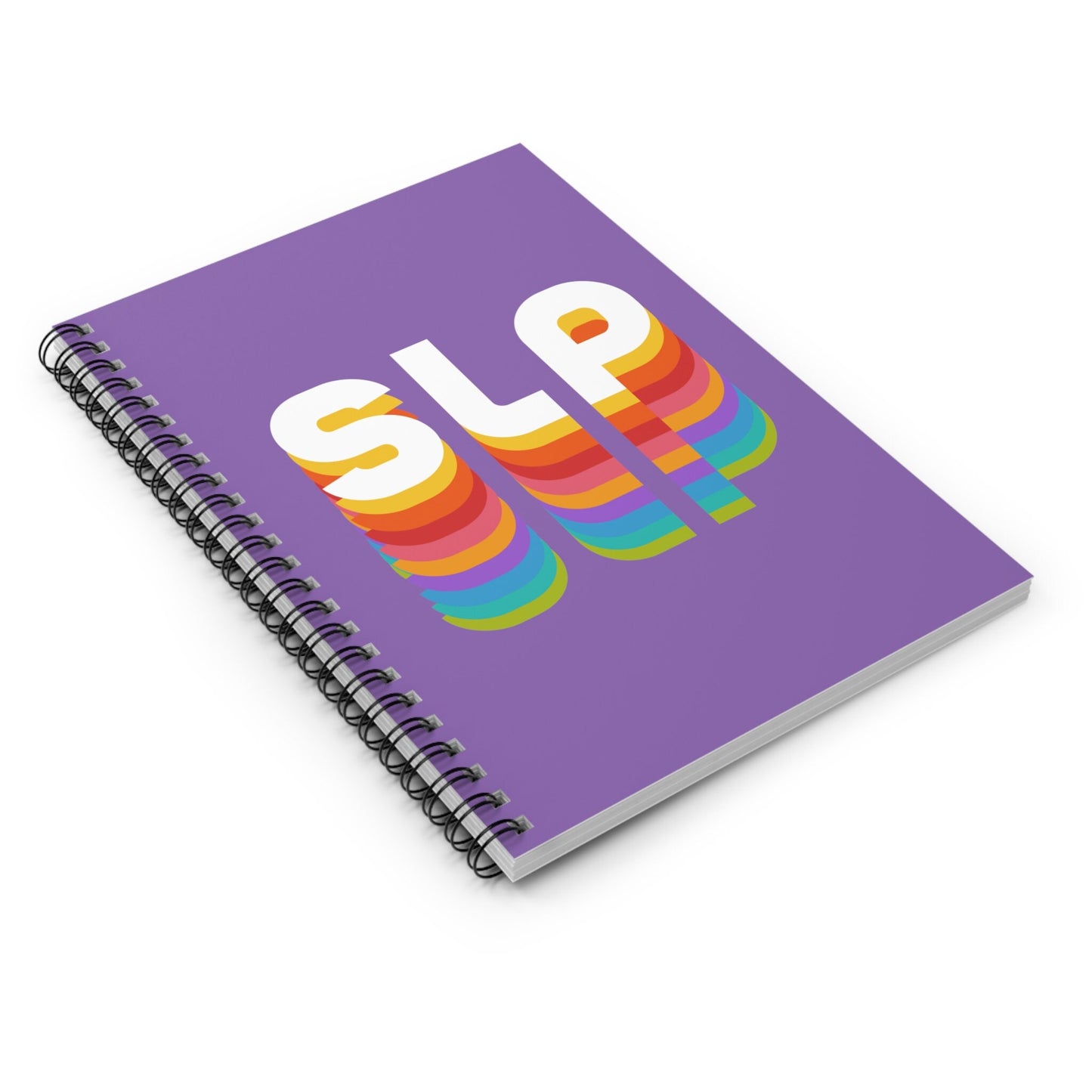 SLP Retro Stagger Text Notebook Gift