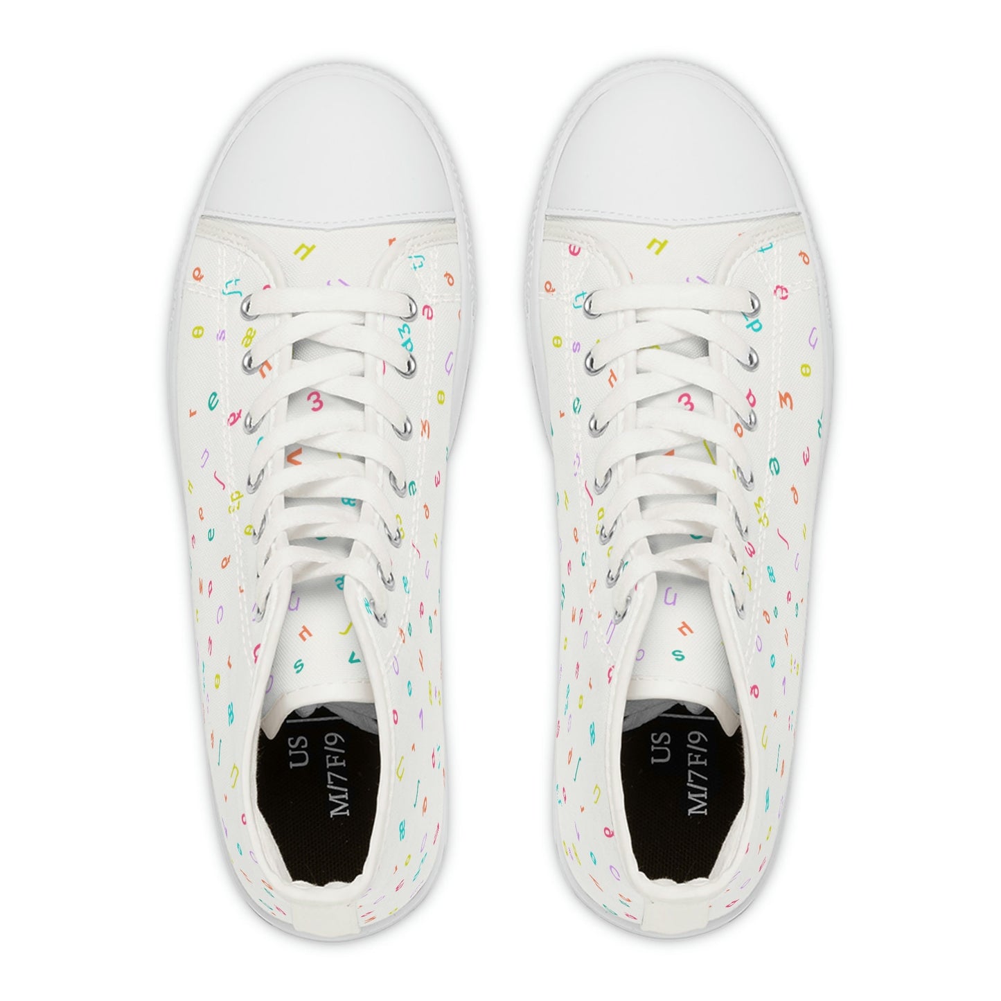 IPA Phonetic Symbol High Top Sneakers