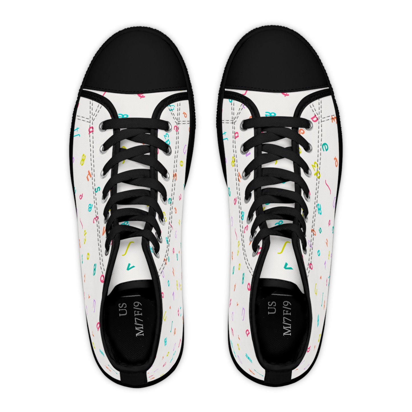 IPA Phonetic Symbol High Top Sneakers