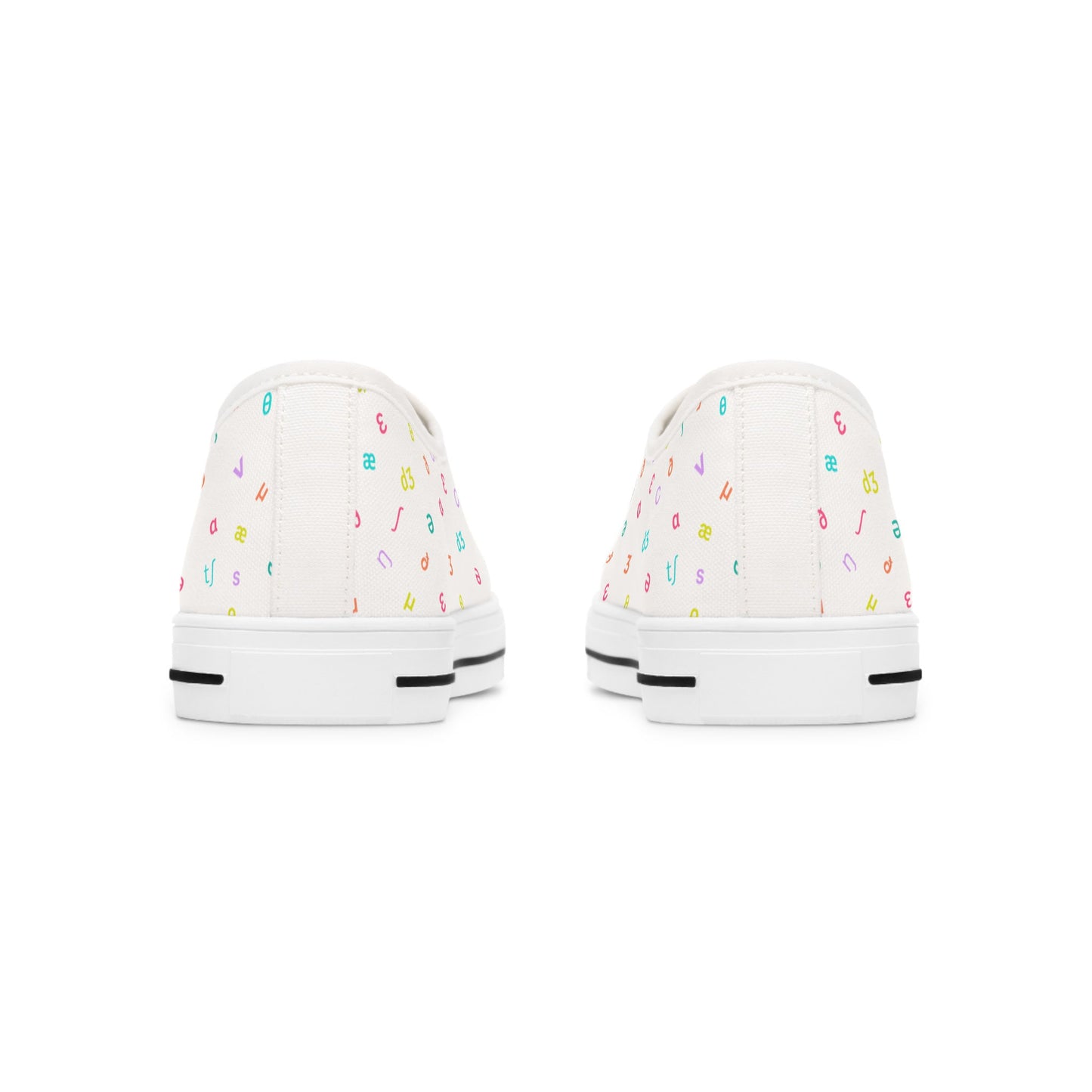 IPA Phonetic Alphabet Women's Low Top Sneakers
