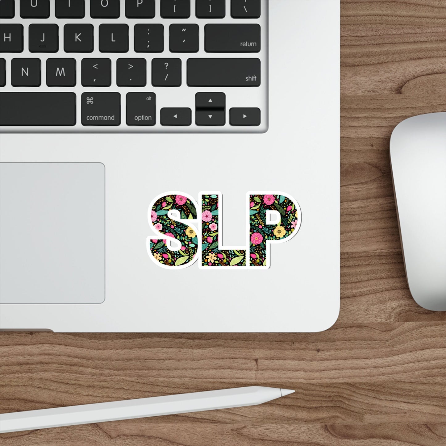 Dark Retro Floral SLP Sticker, 2", 3", 4", or 5"