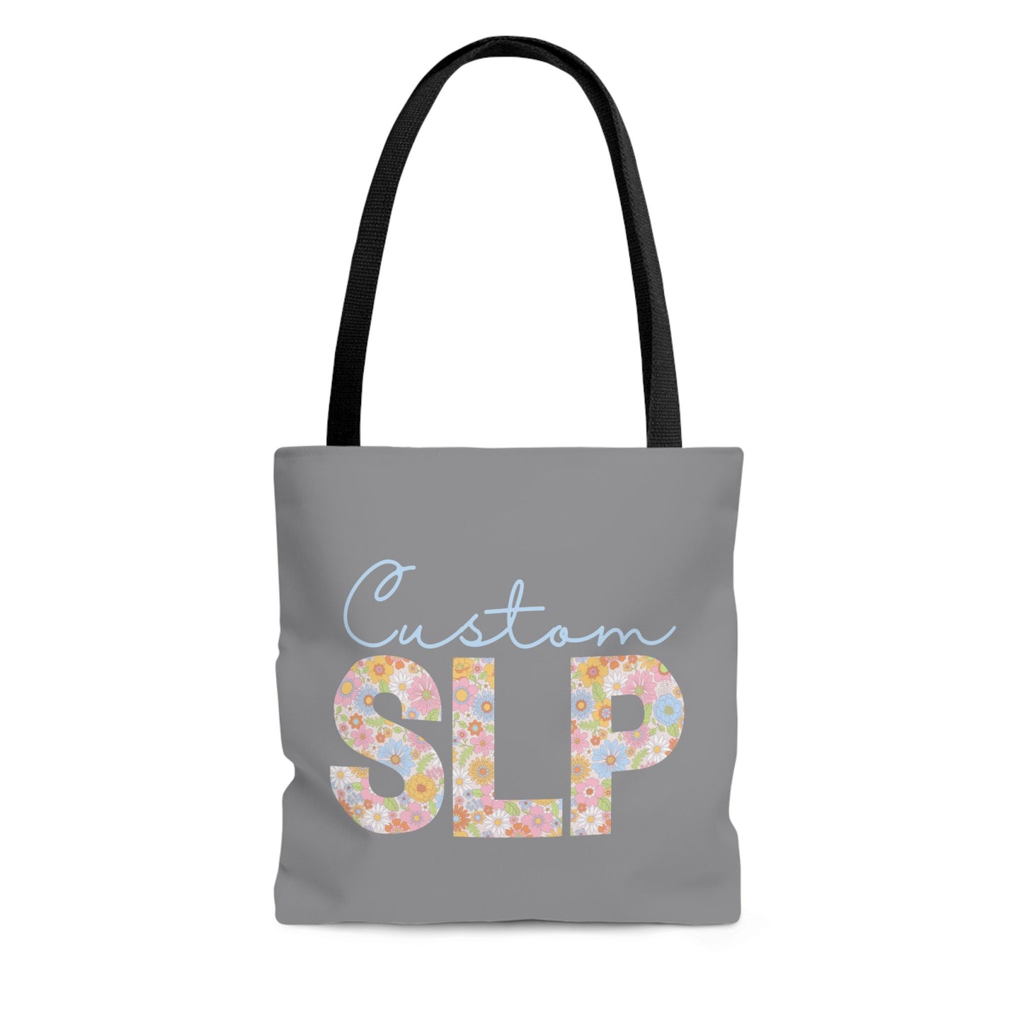 Custom Floral SLP Tote Bag