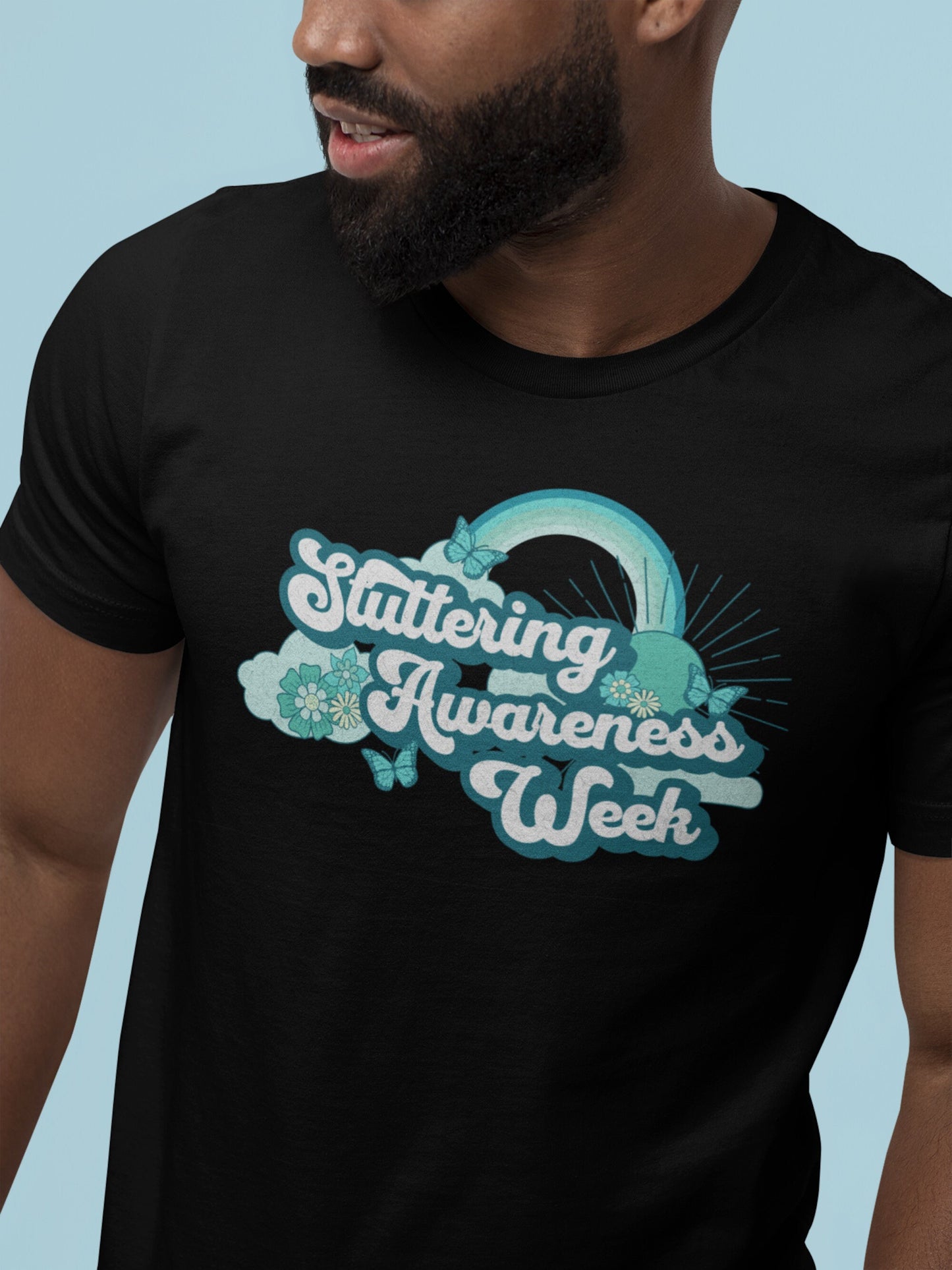 Stuttering Awareness Week Retro Tshirt