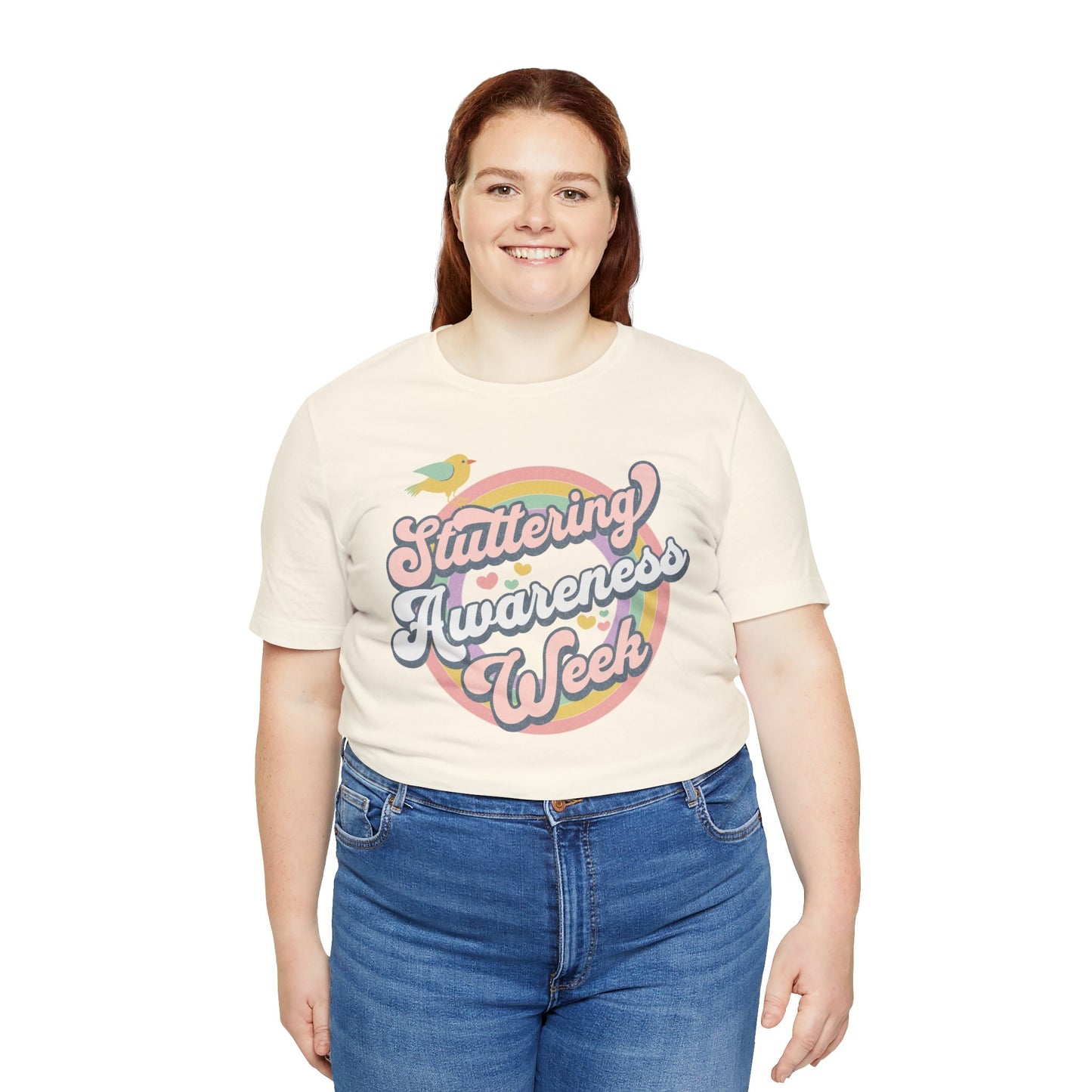 Stuttering Awareness Week Retro Tshirt