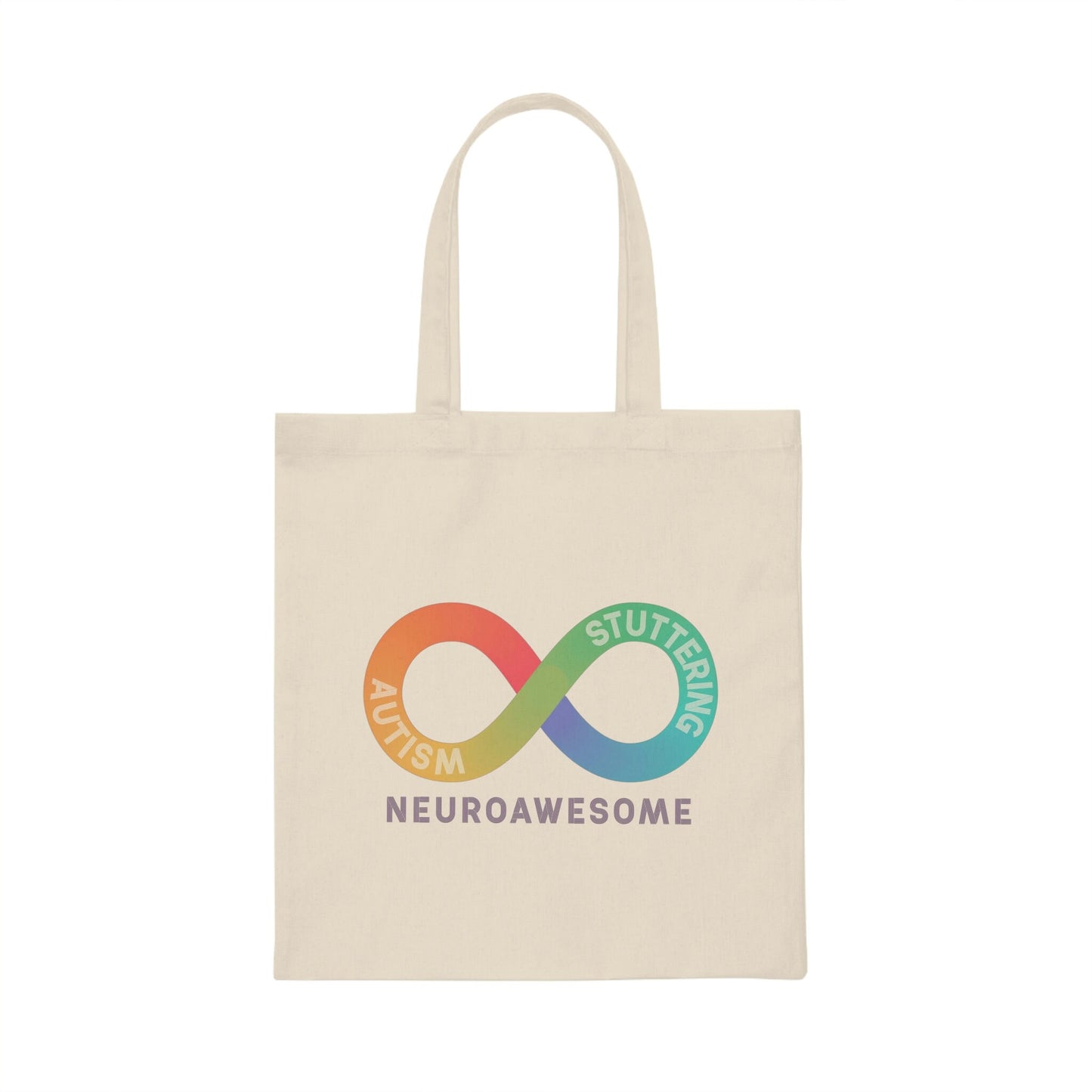 Neuroawesome Stuttering Autism Infinity Tote