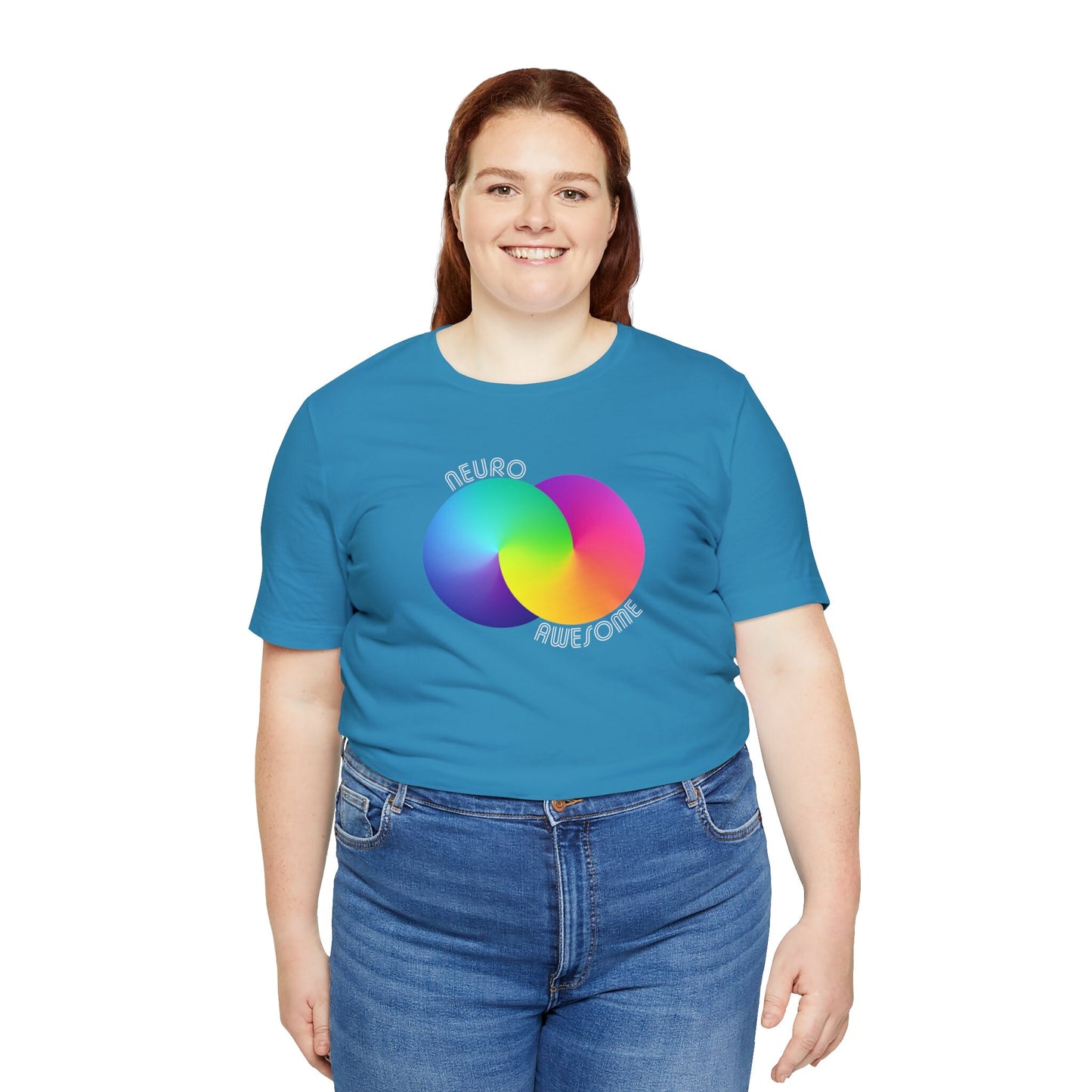 Neuroawesome Stuttering Autism Acceptance Infinity Retro Tshirt