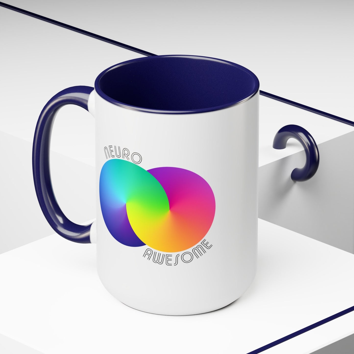 Neuroawesome Stuttering Autism Infinity Mug 15 oz