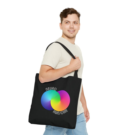Neuroawesome Stuttering Autism Infinity Tote Bag (3 sizes)