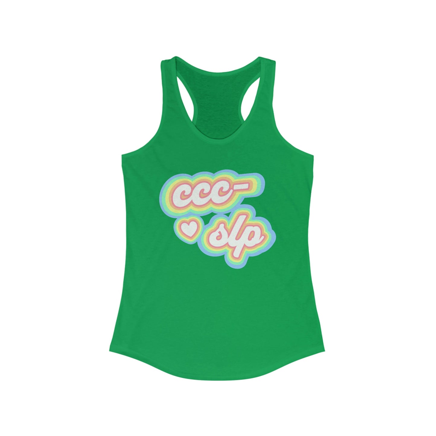 Women's CCC-SLP Racerback Tank Top