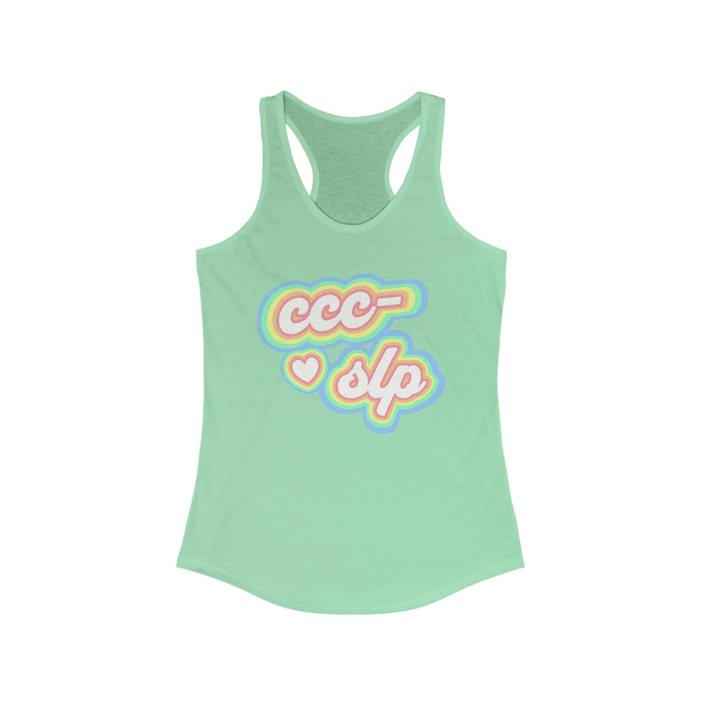 Women's CCC-SLP Racerback Tank Top