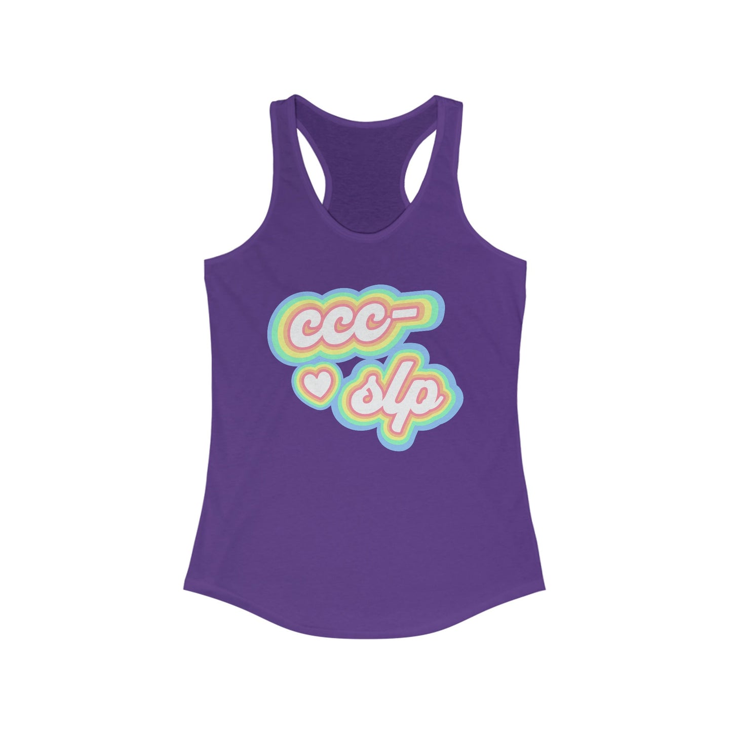 Women's CCC-SLP Racerback Tank Top