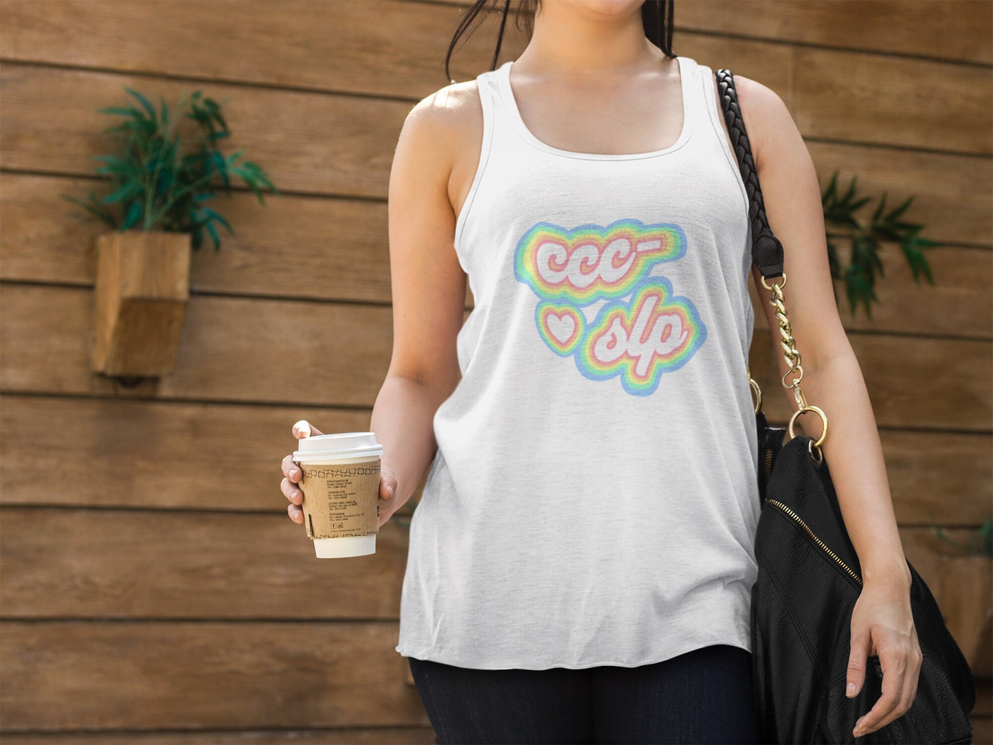 Women's CCC-SLP Racerback Tank Top