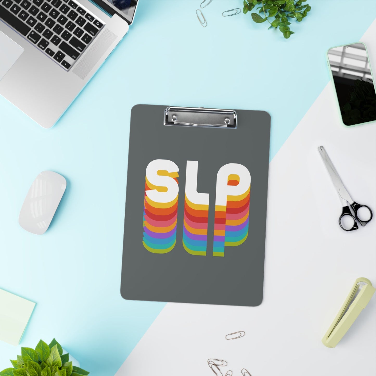 SLP Retro Stagger Text Clipboard