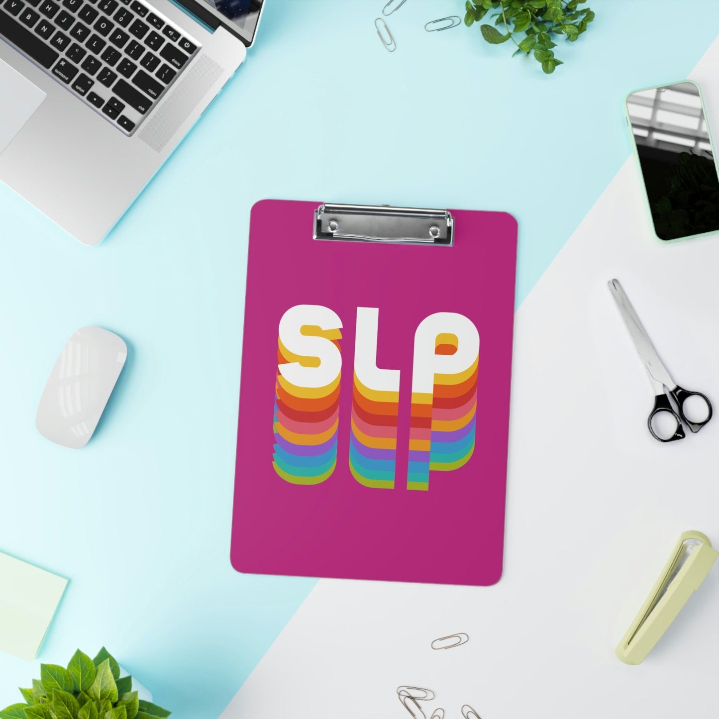 SLP Retro Stagger Text Clipboard