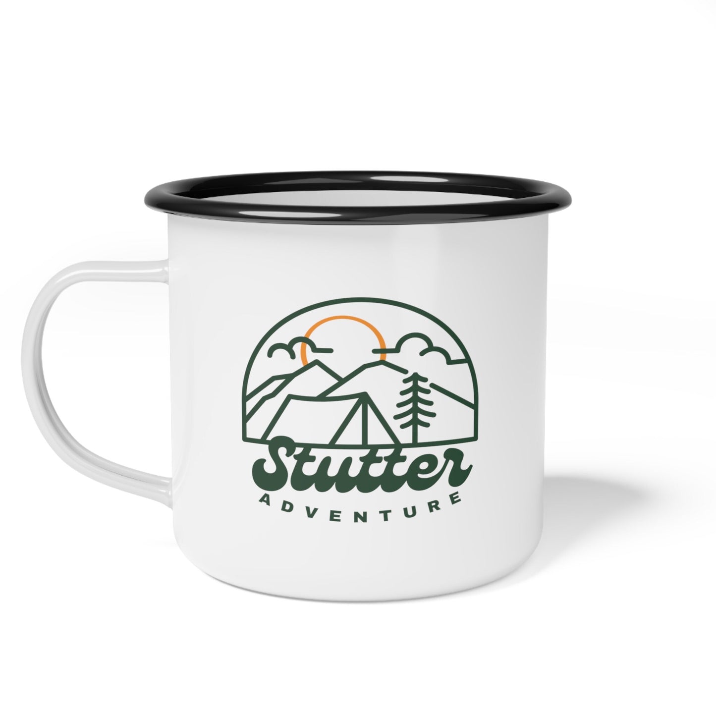 Stutter Adventure Enamel Camp Cup 12 oz