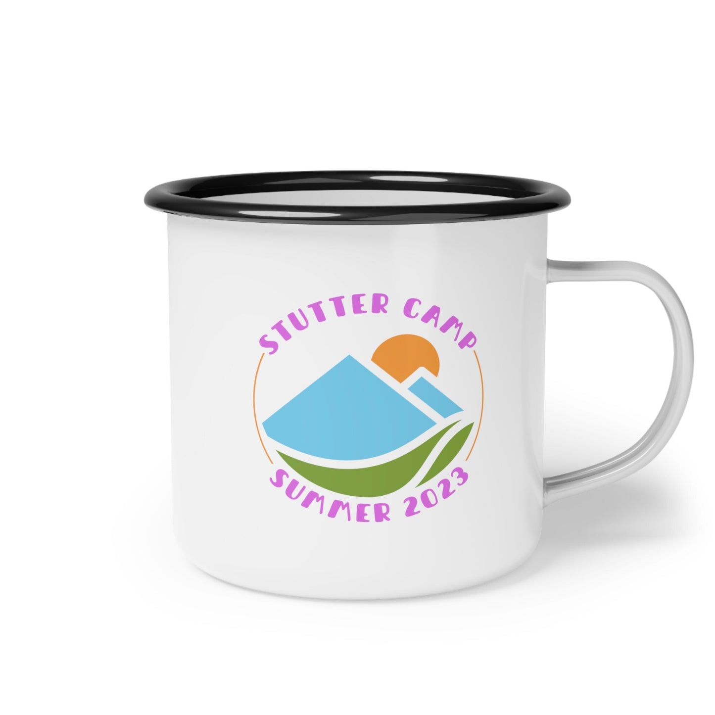 Stutter Camp Summer 2023 Enamel Coffee Mug