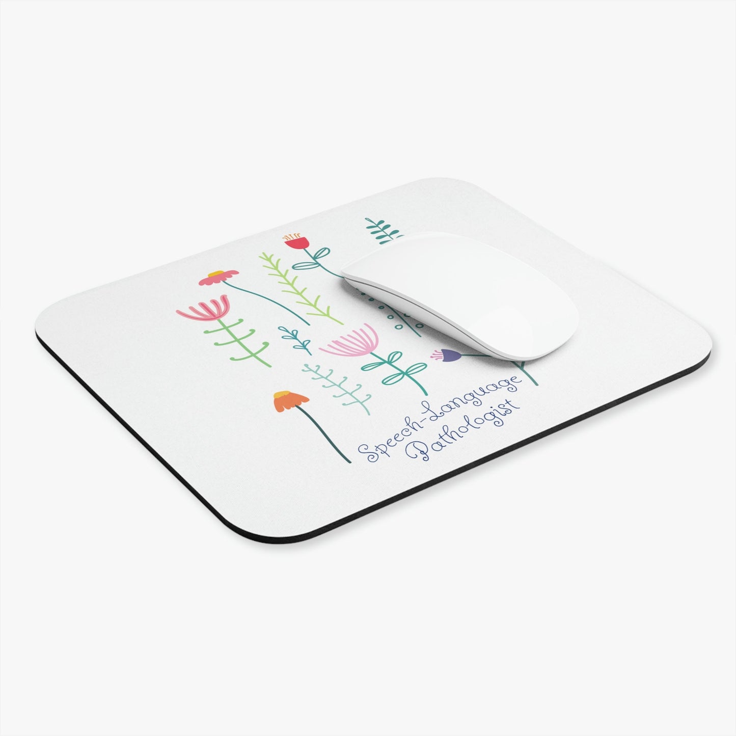 SLP Mouse Pad, Rectangle Mouse Pad Gift for Speech-Language Pathologist, SLP Graduate Gift for Office, SLP Office Gift, Supervisor Gift