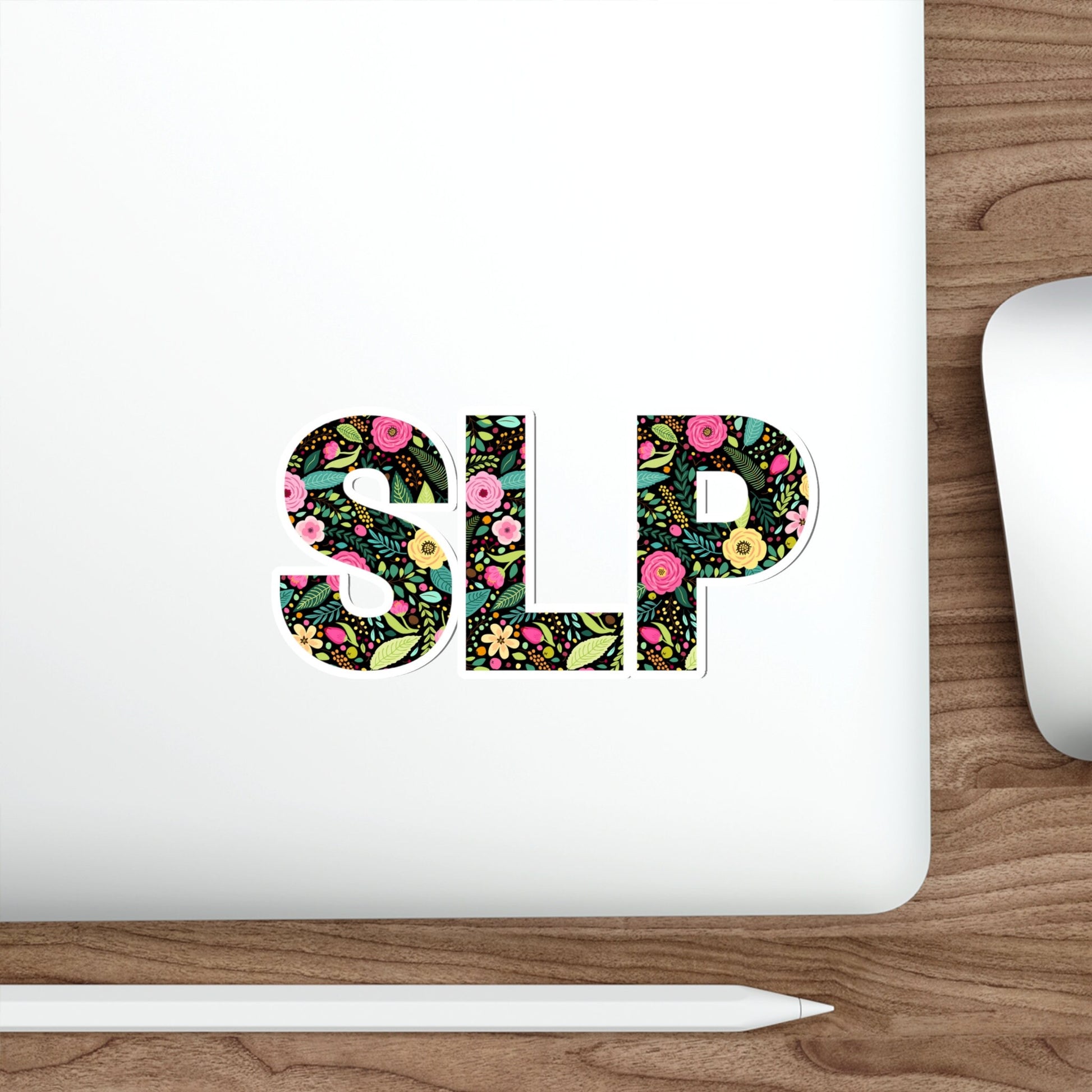 Dark Retro Floral SLP Sticker, 2", 3", 4", or 5"