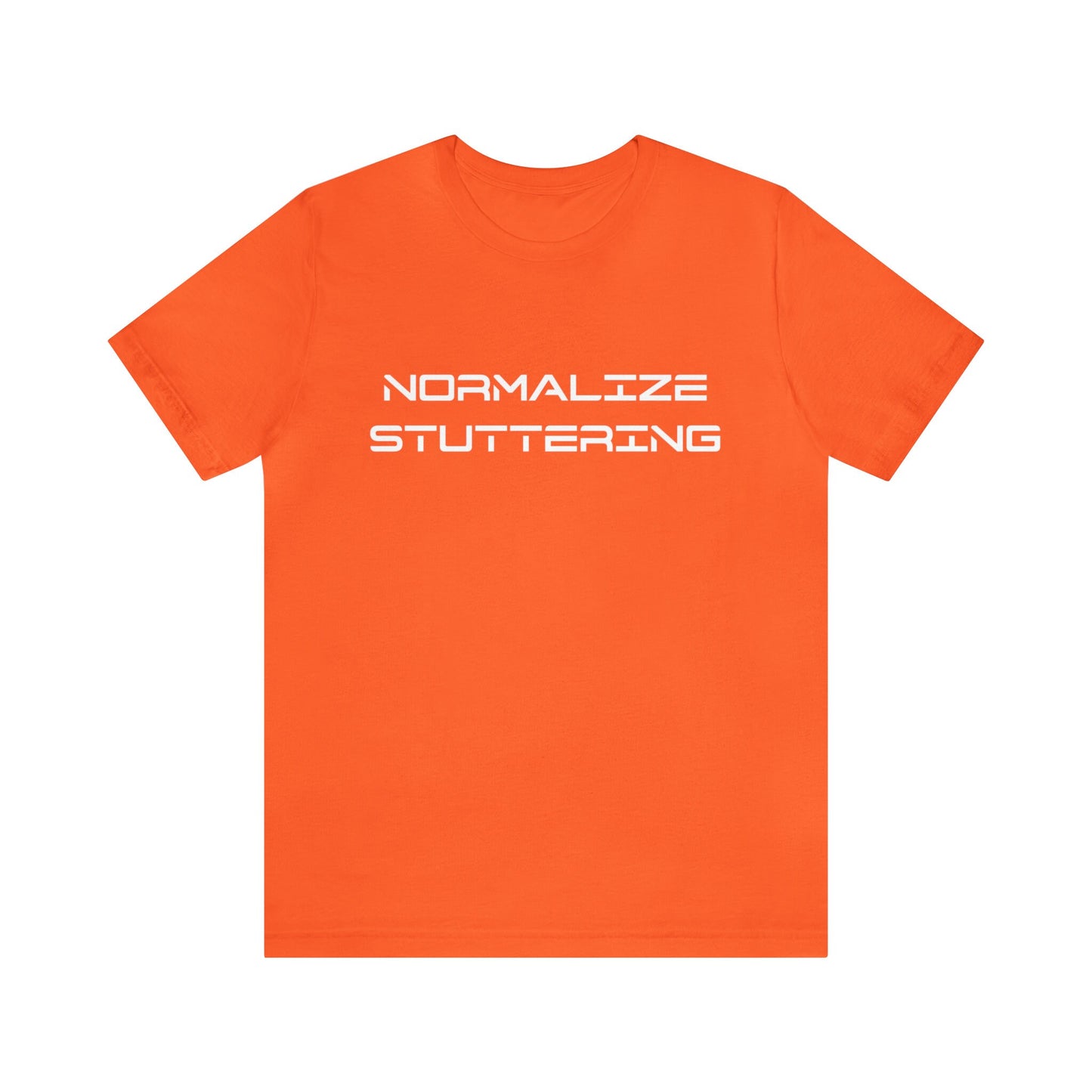 Normalize Stuttering Minimalist 90s Stuttering Tshirt