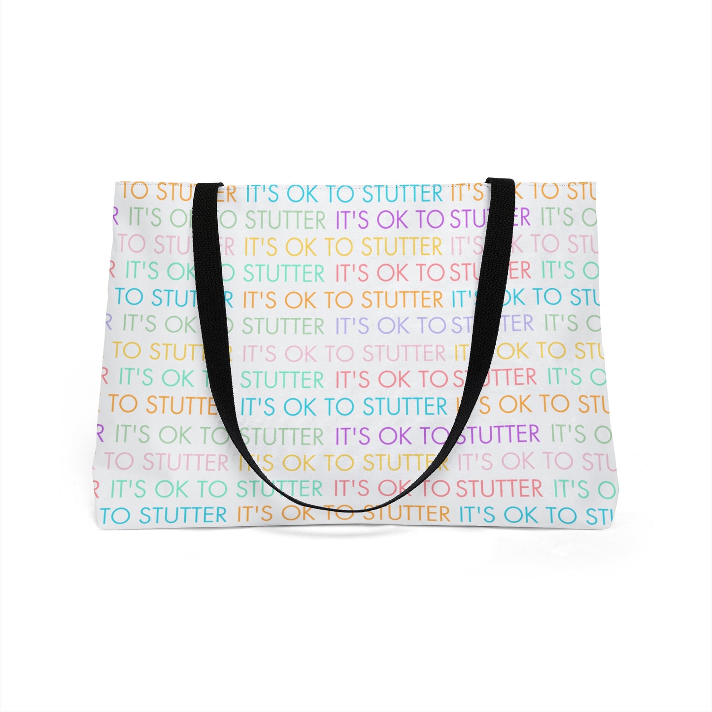 It's OK to Stutter Weekender Tote Bag