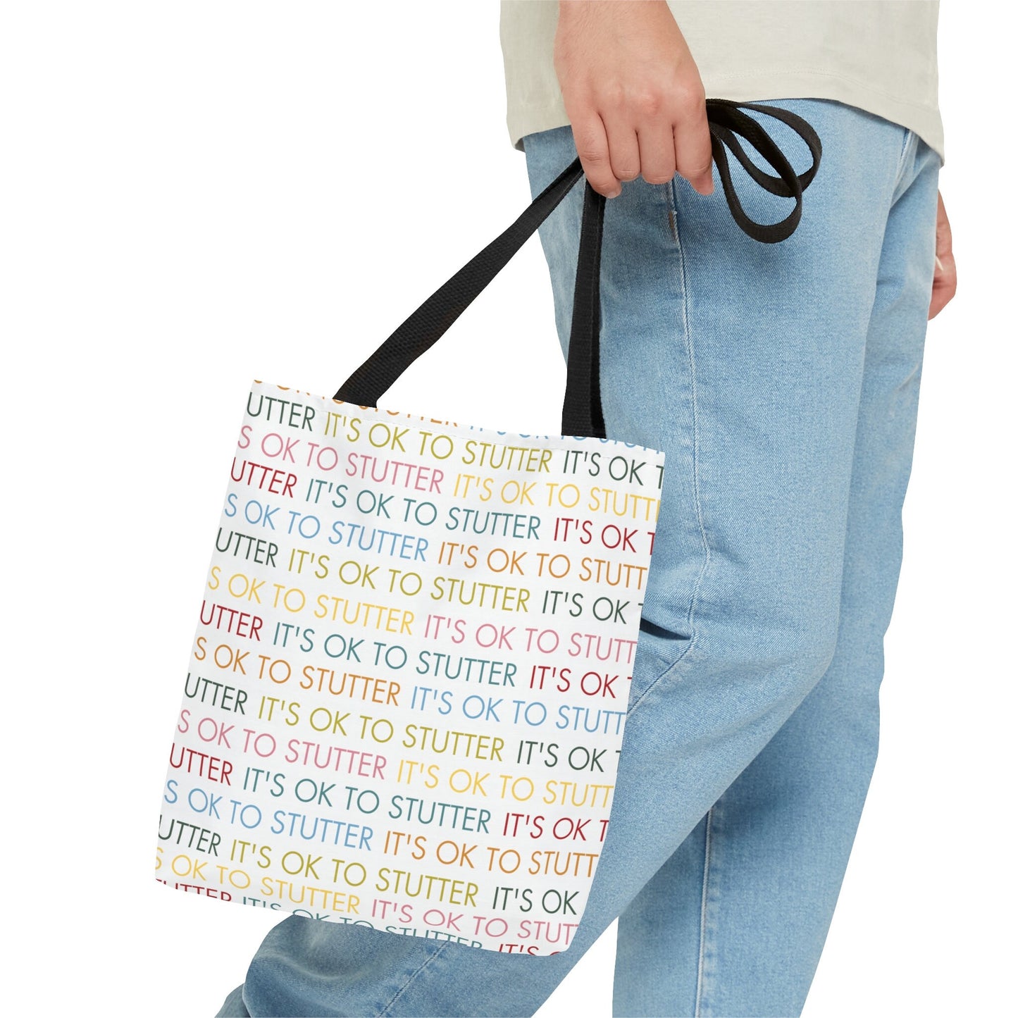 It's OK to Stutter Tote Bag MCM Colors